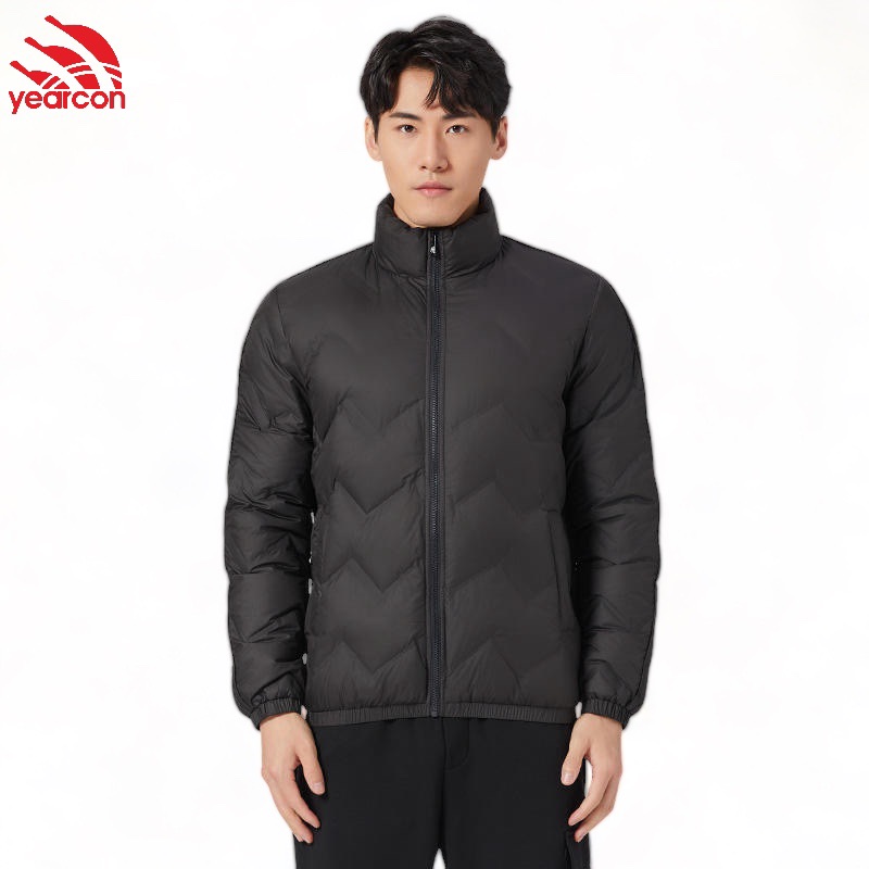 Yearcon Ultralight Duck Feather Down Jacket for Men - Packable Winter Puffer