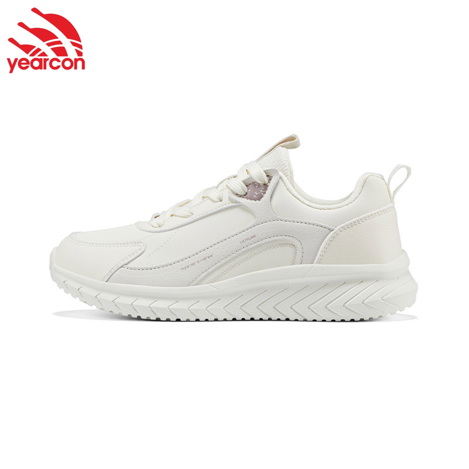 Yearcon Microfiber Leather Running Shoes for Women - Lightweight Sports Sneakers