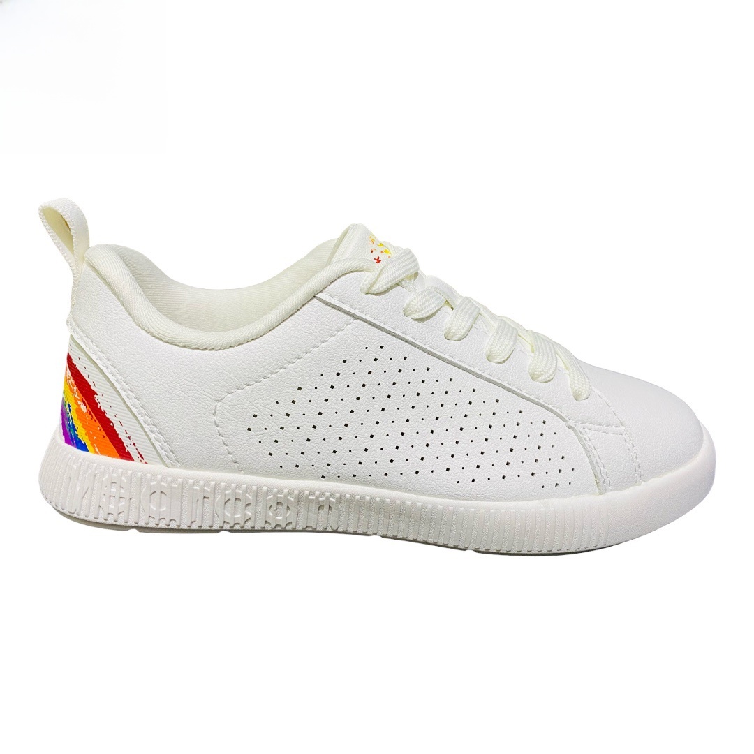 Yearcon White Mix Sneakers for Women - Lightweight Casual Everyday Shoes