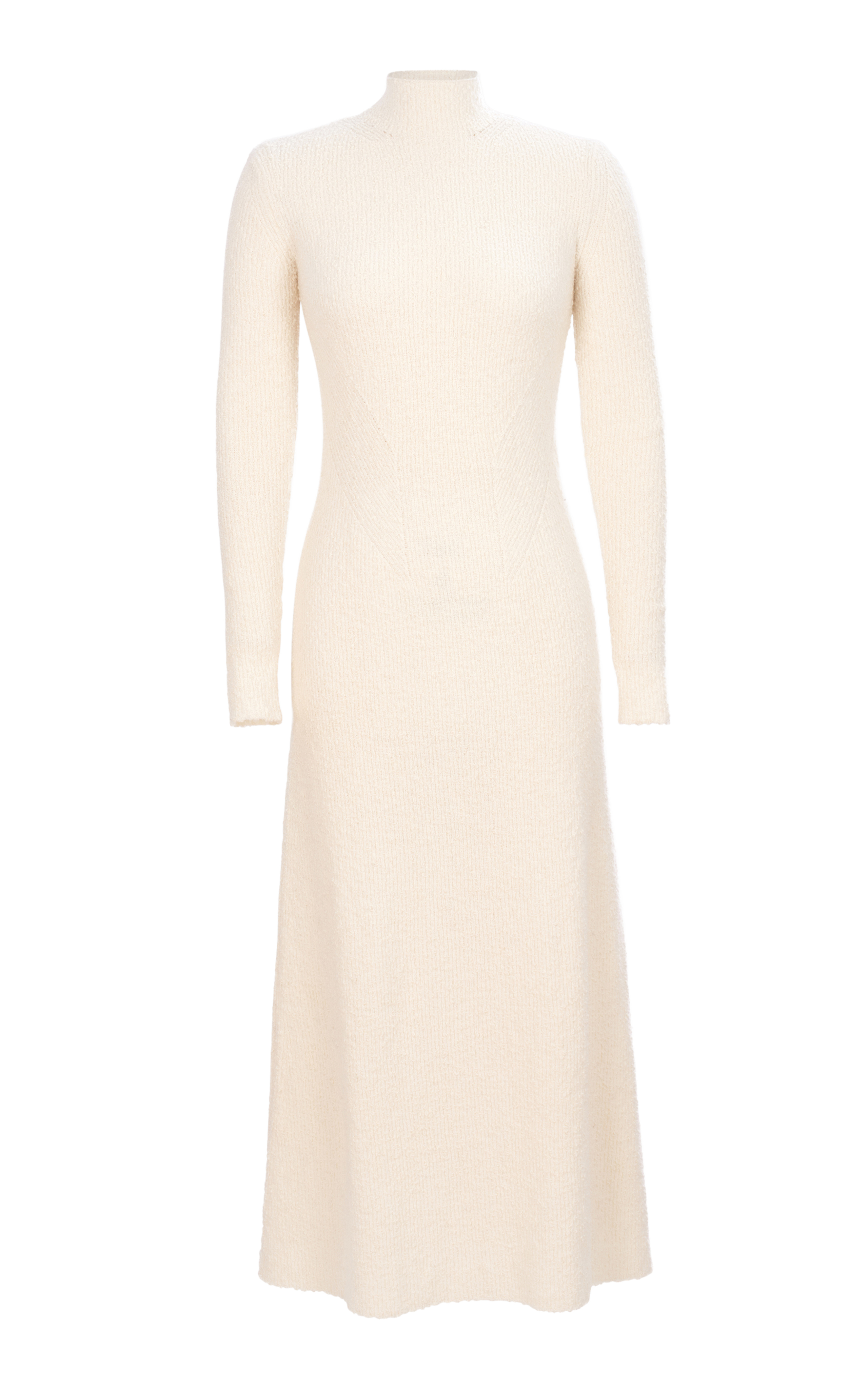 Ivory Merino-Cashmere Blend Dress