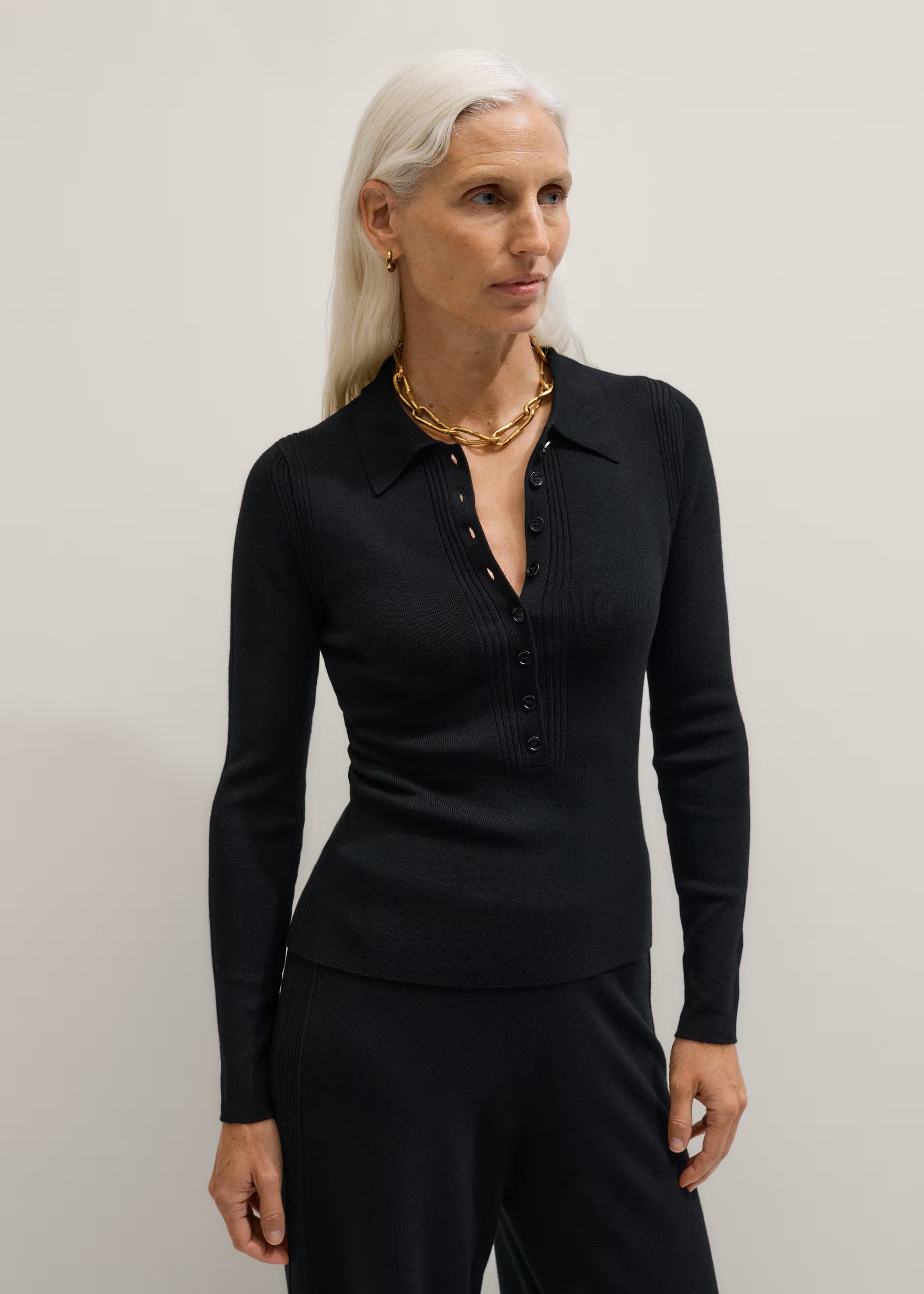 Extrafine Merino-Silk Milano Knit T-Shirt