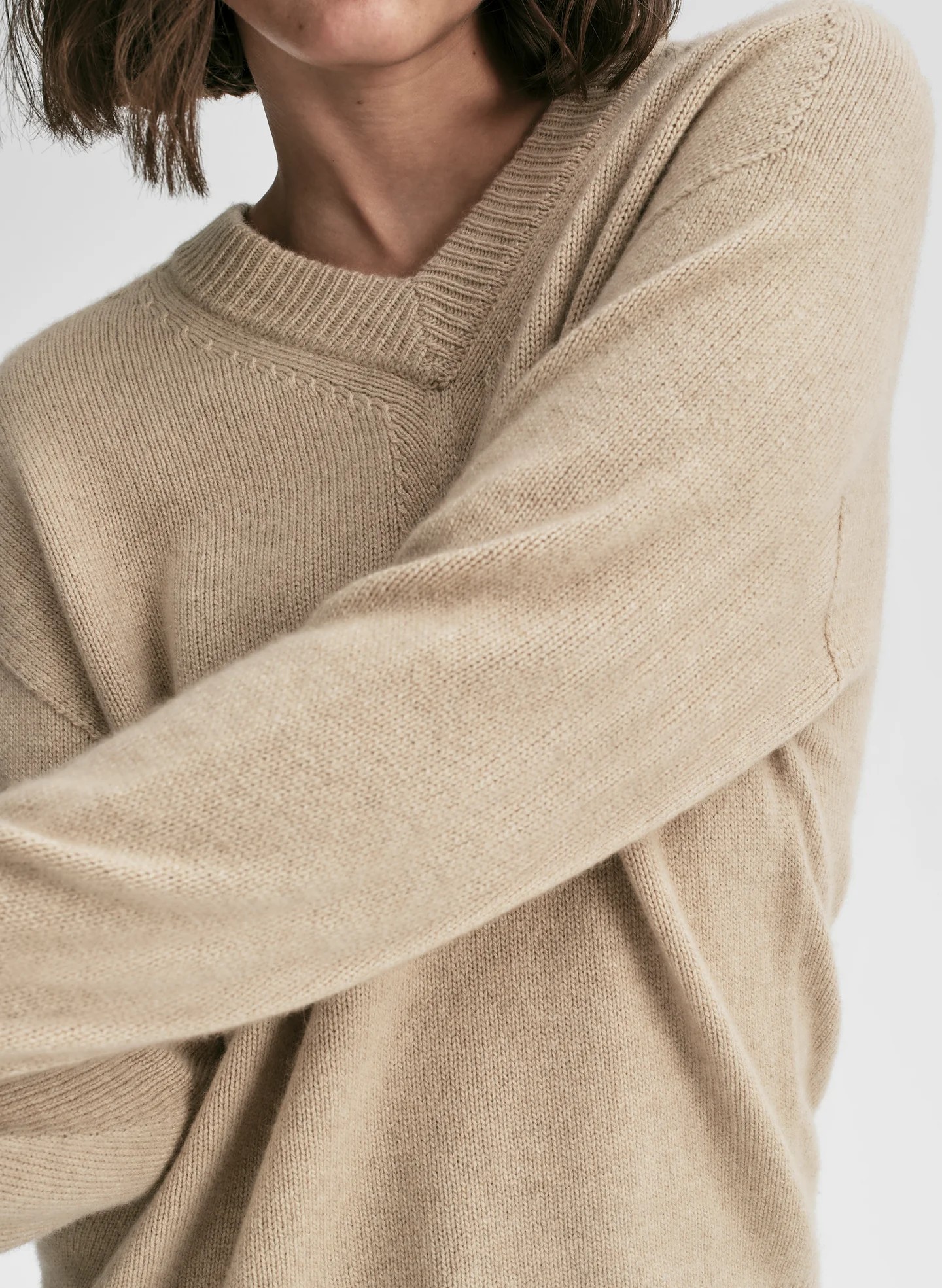 Cashmere Relaxed V-Neck Sweater