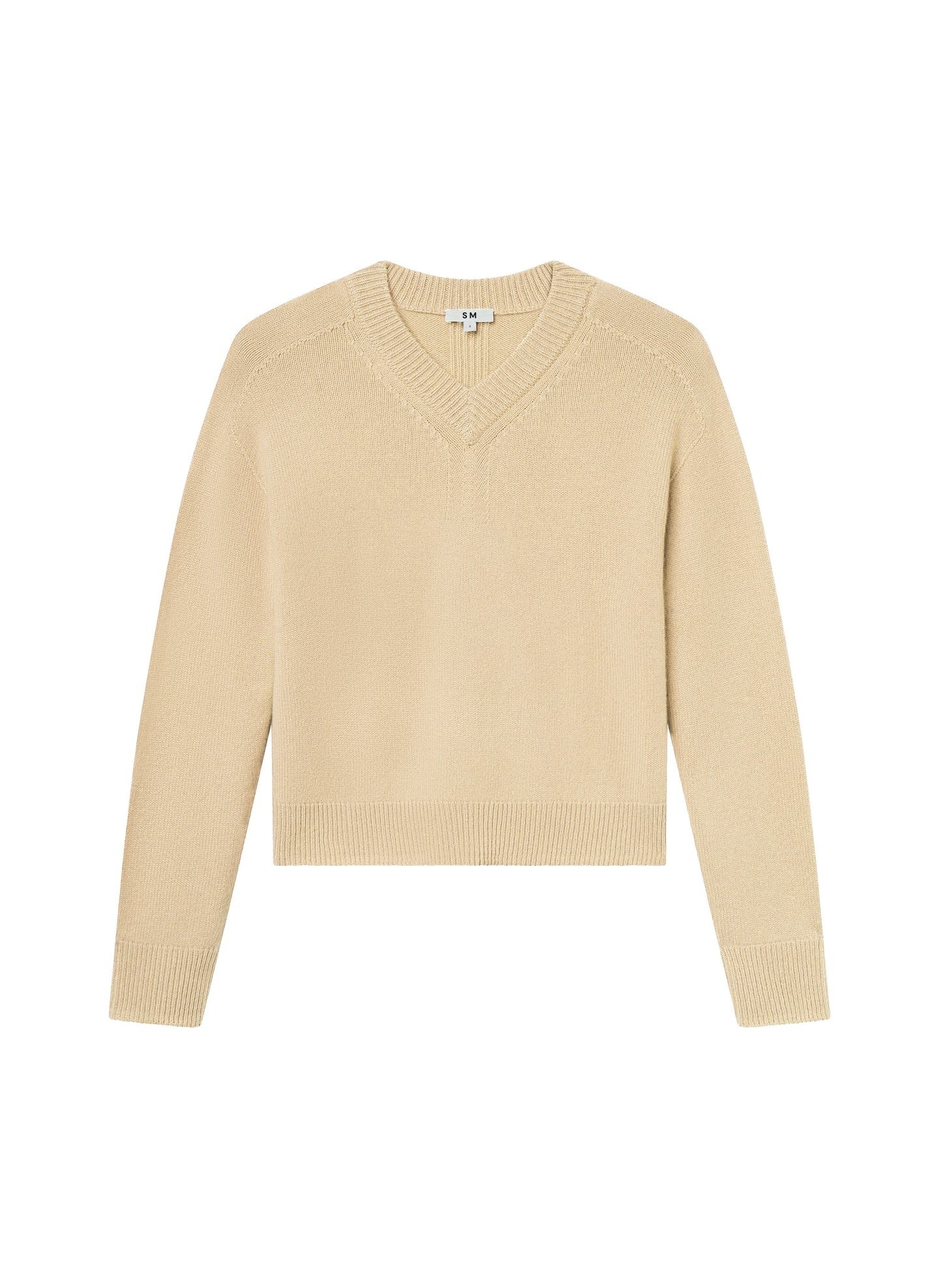 Cashmere Relaxed V-Neck Sweater