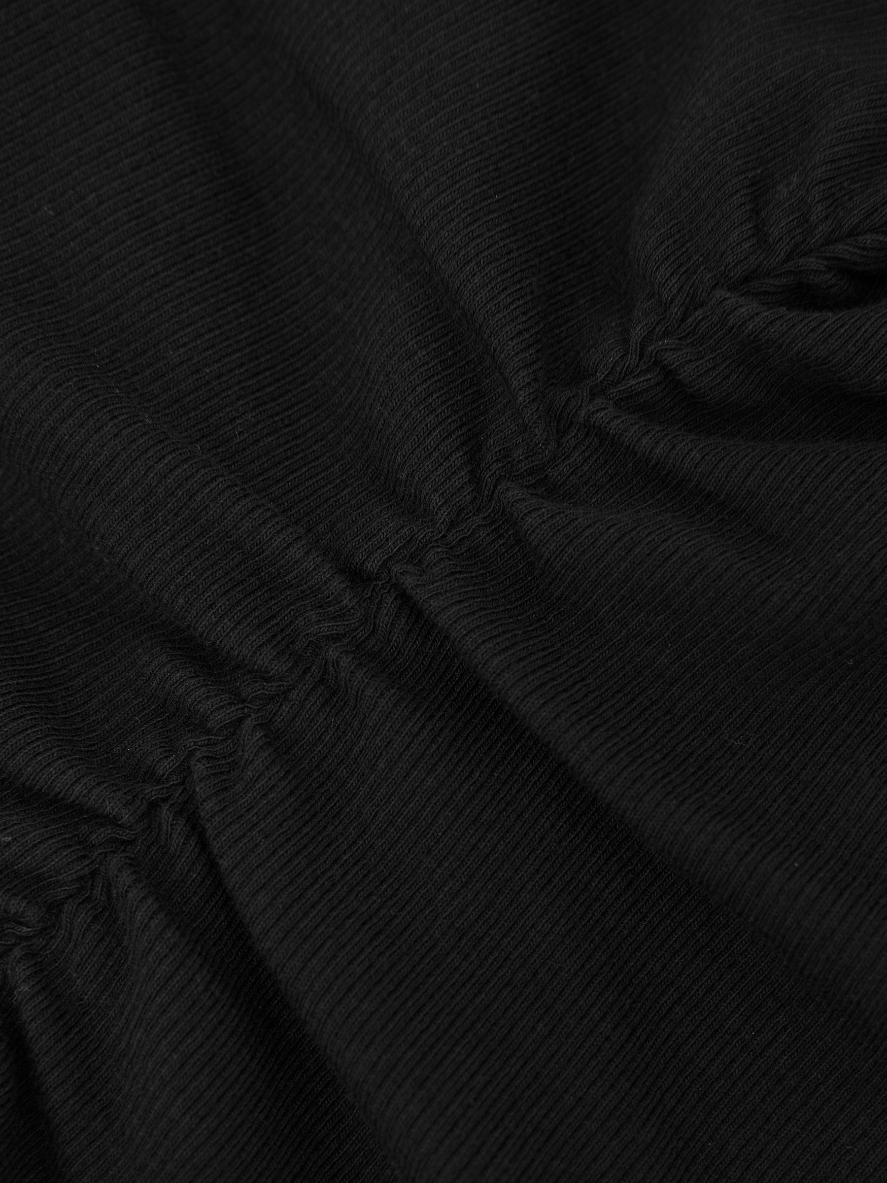 Black Simone Stretch-Cotton High-Neck Vest