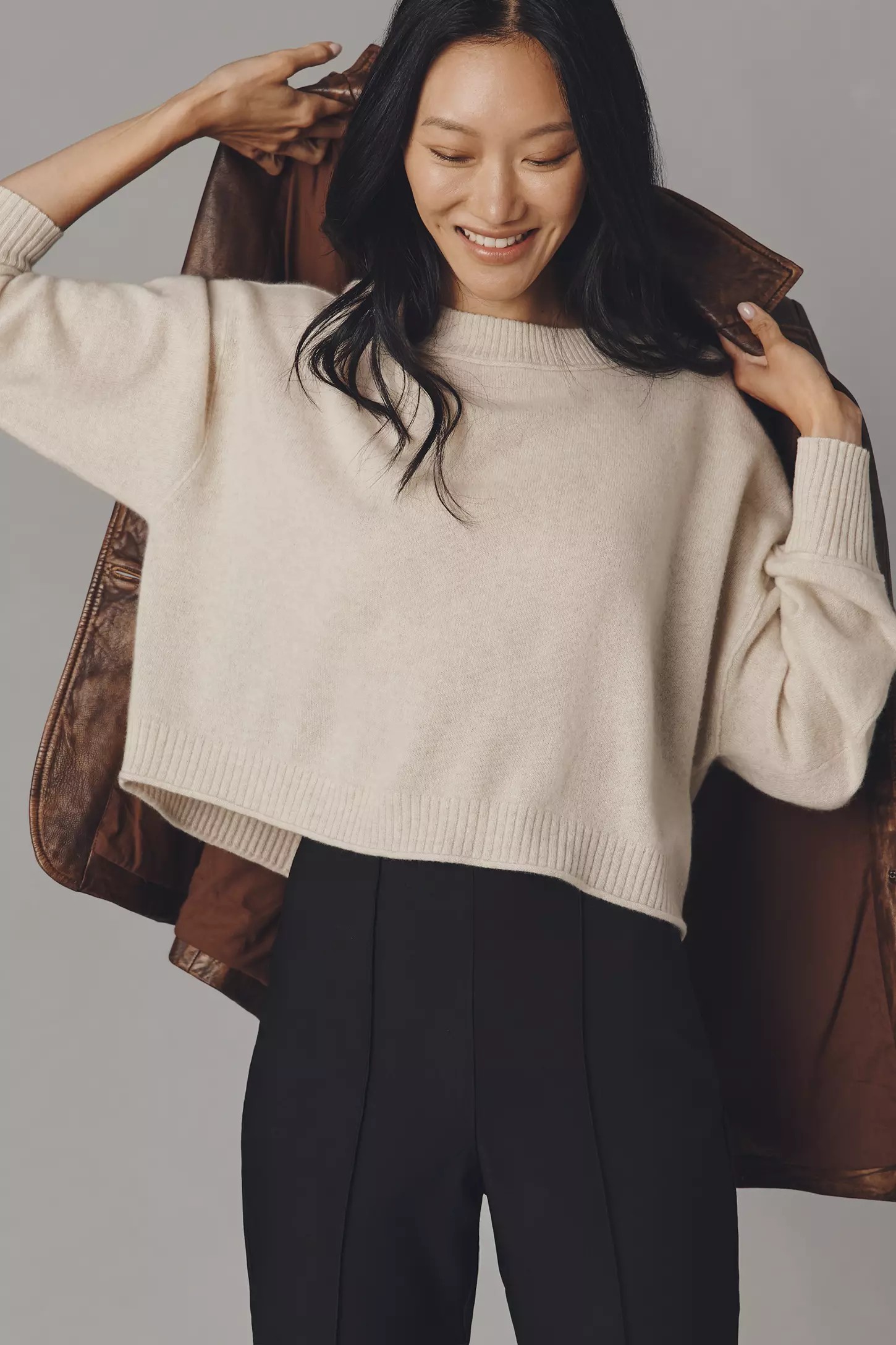 Cloud-Soft 100% Cashmere Crew-Neck Jumper