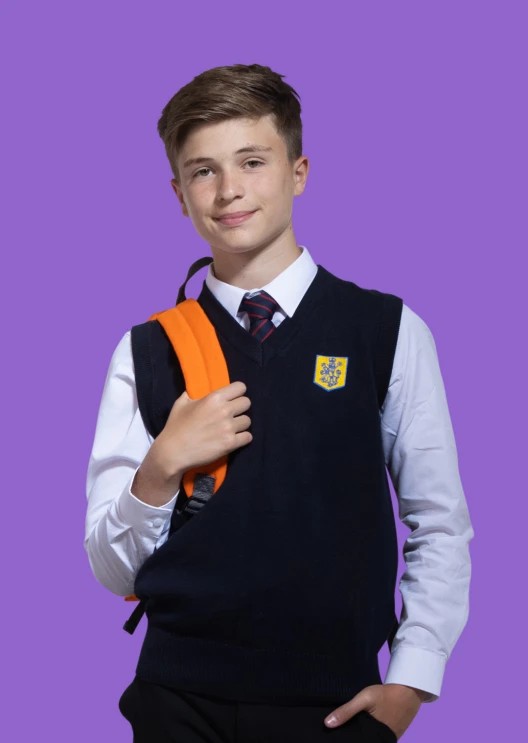 Unisex V-Neck School Slipover