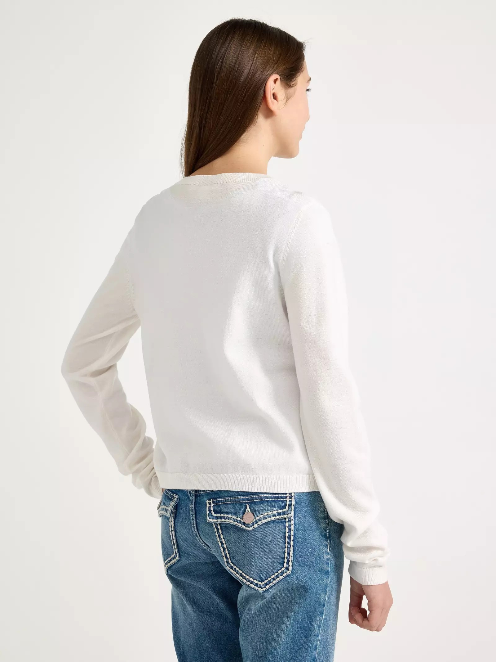 Fine-Knit TENCEL™ Lyocell Baby Cardigan