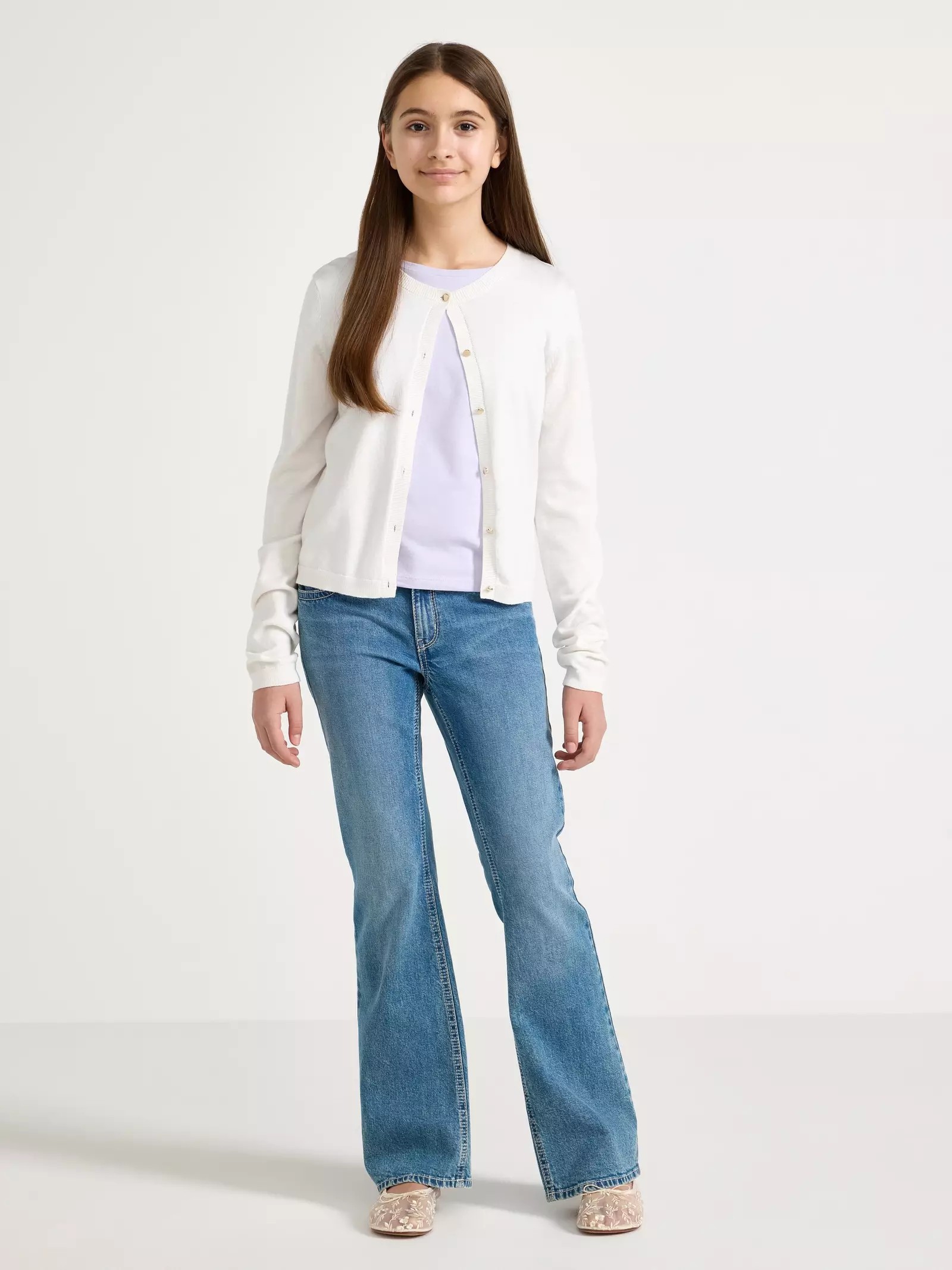 Fine-Knit TENCEL™ Lyocell Baby Cardigan