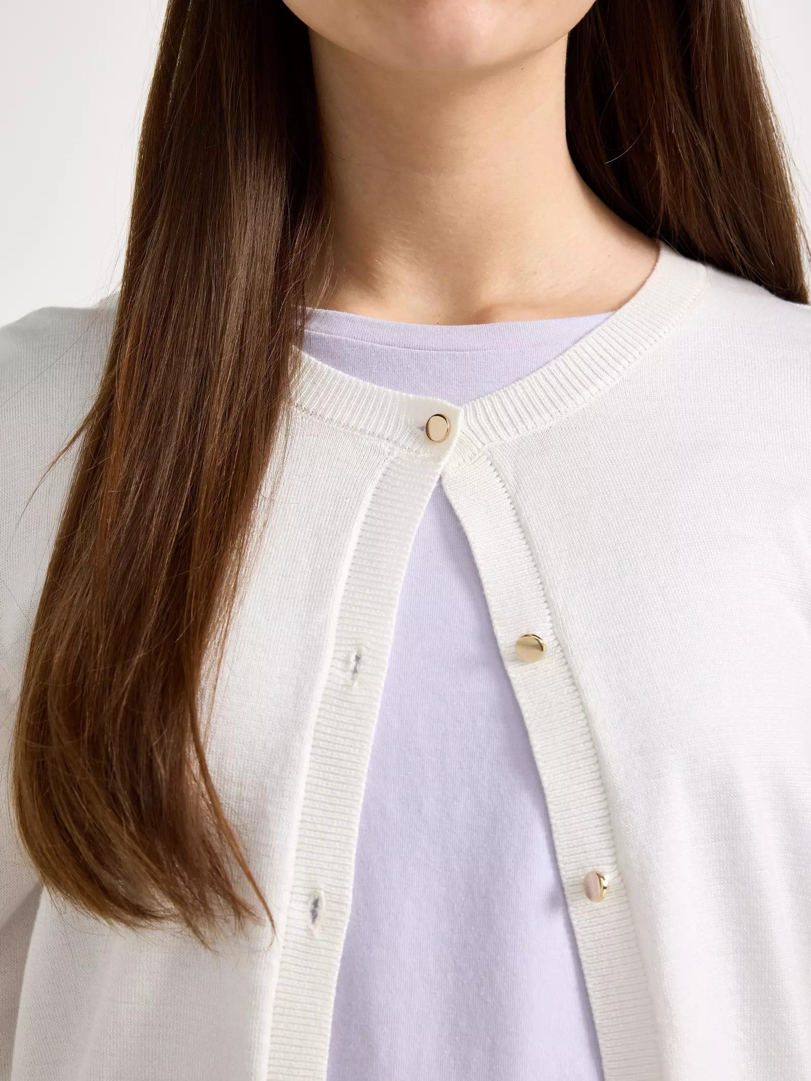 Fine-Knit TENCEL™ Lyocell Baby Cardigan