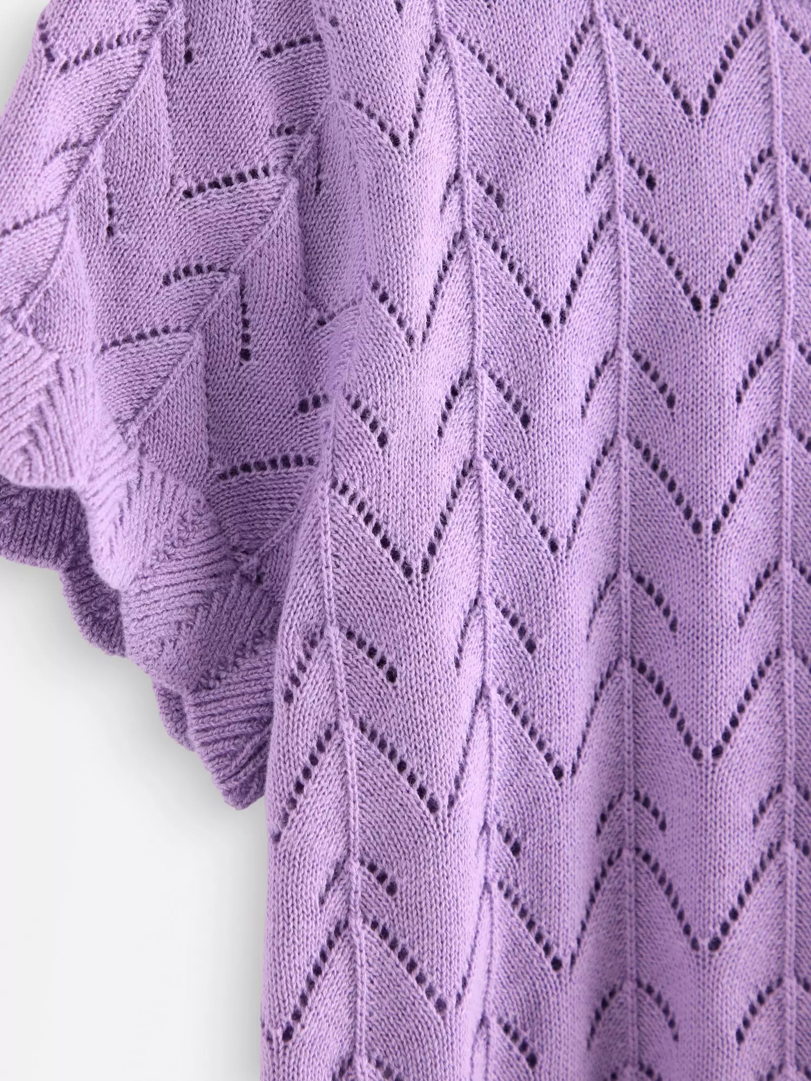 Pattern-Knit Recycled Cotton Baby Top