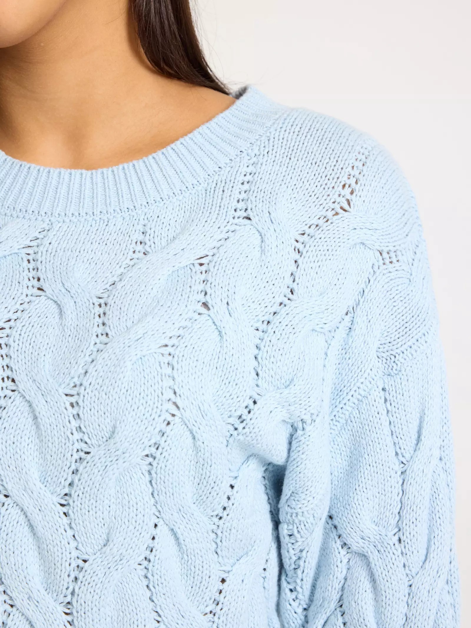 Recycled Cotton Cable Knit Baby Jumper