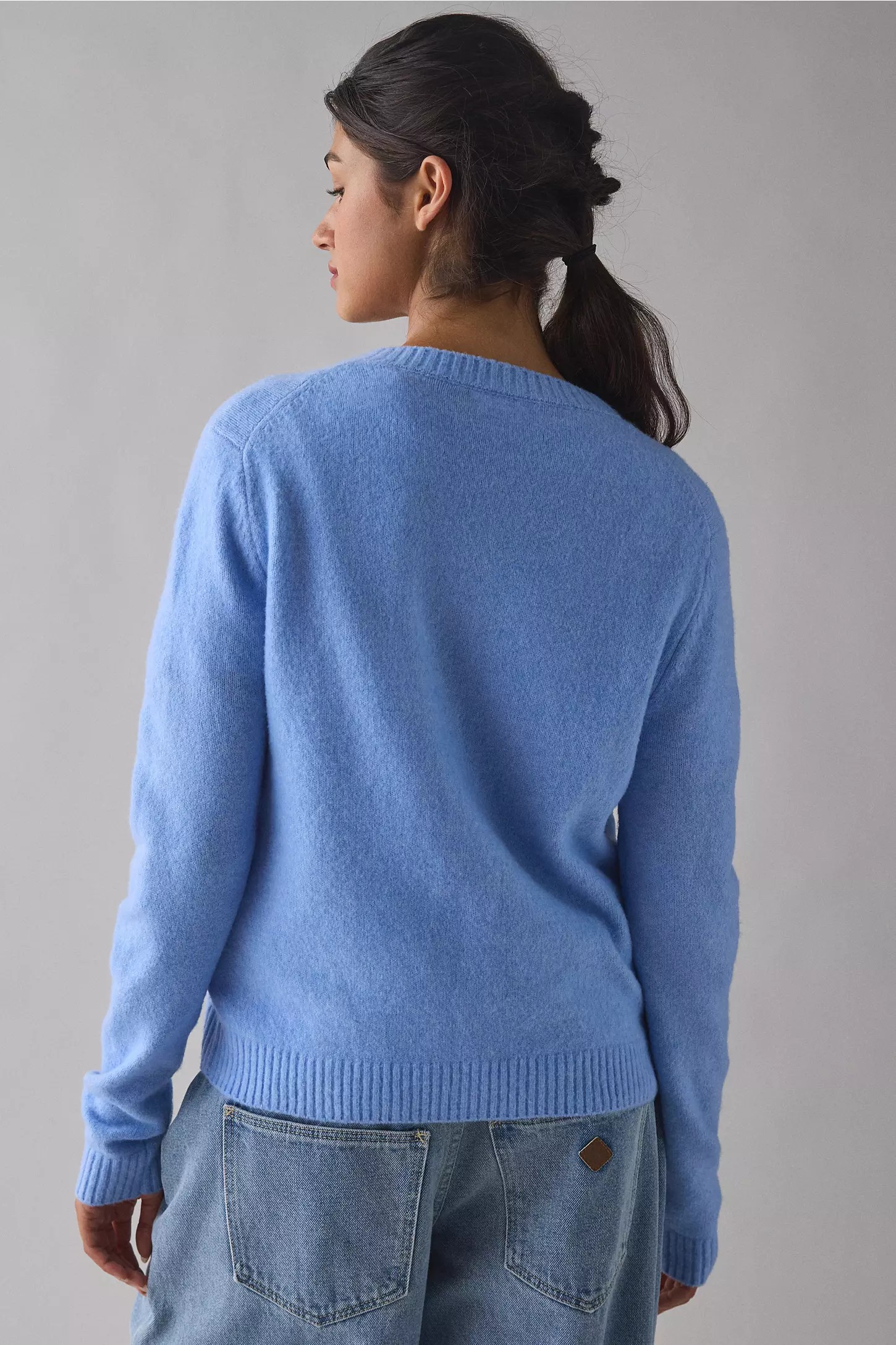Floral Embroidered Soft Knit Cardigan