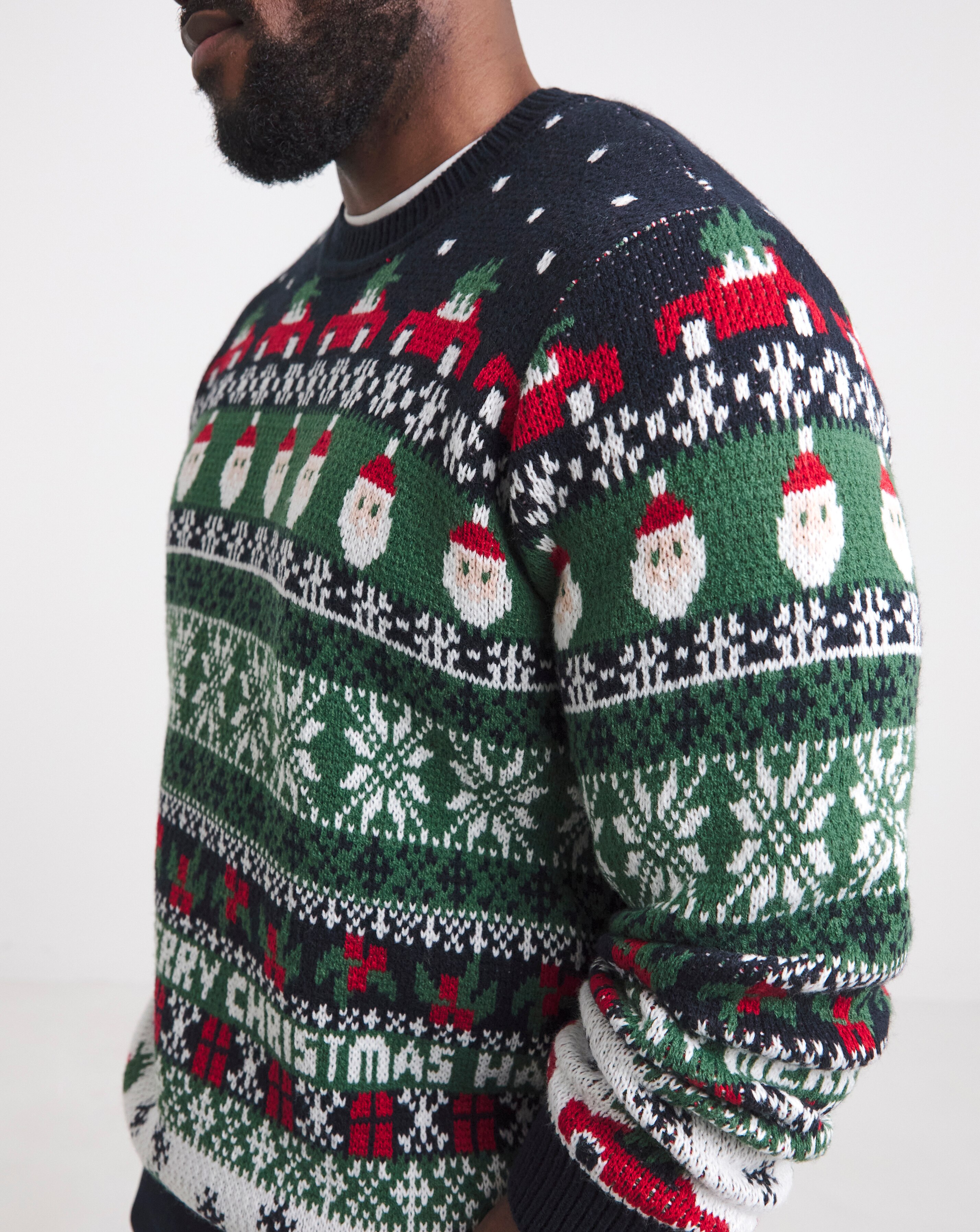Classic Fair Isle Crew Neck Christmas Jumper