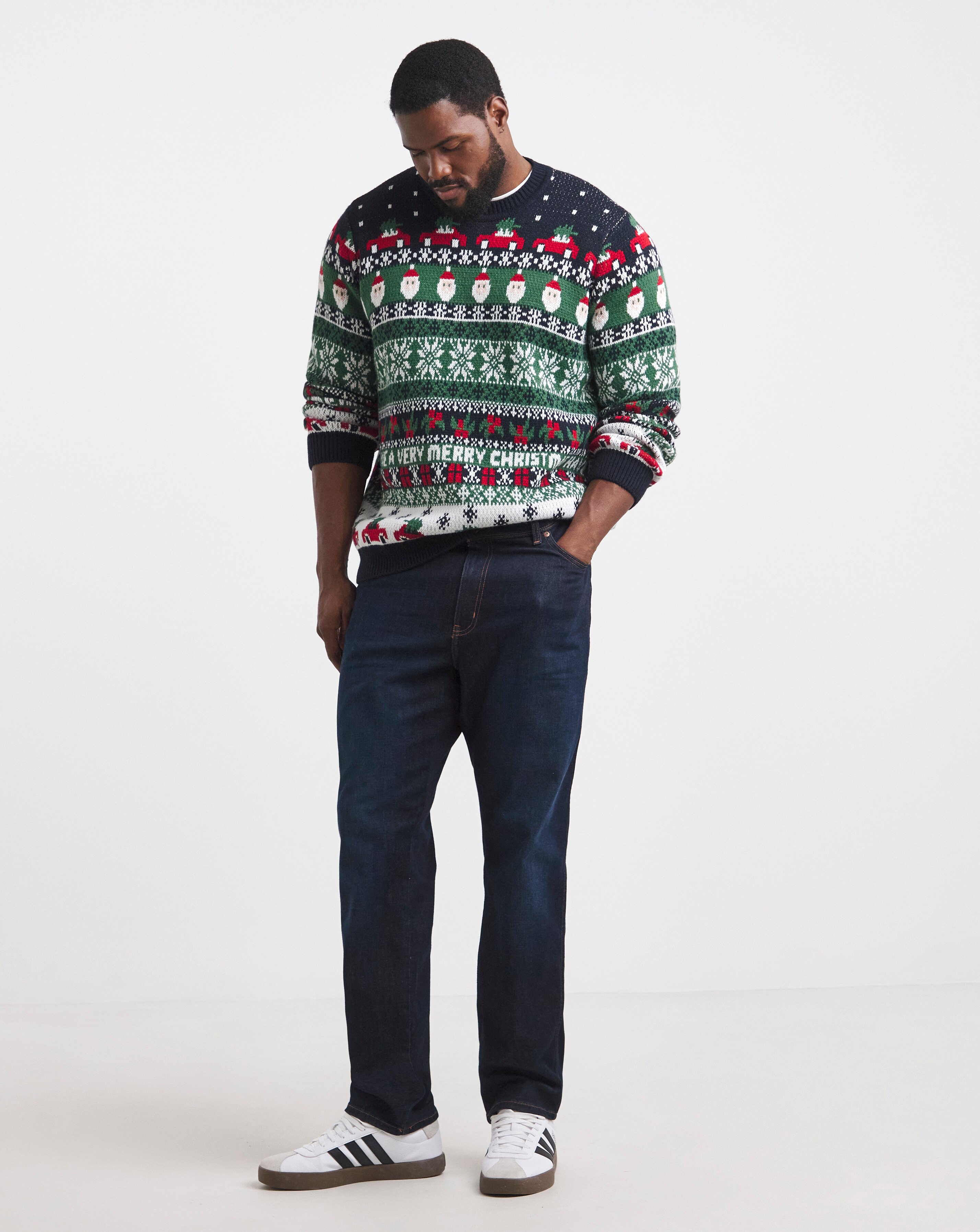 Classic Fair Isle Crew Neck Christmas Jumper