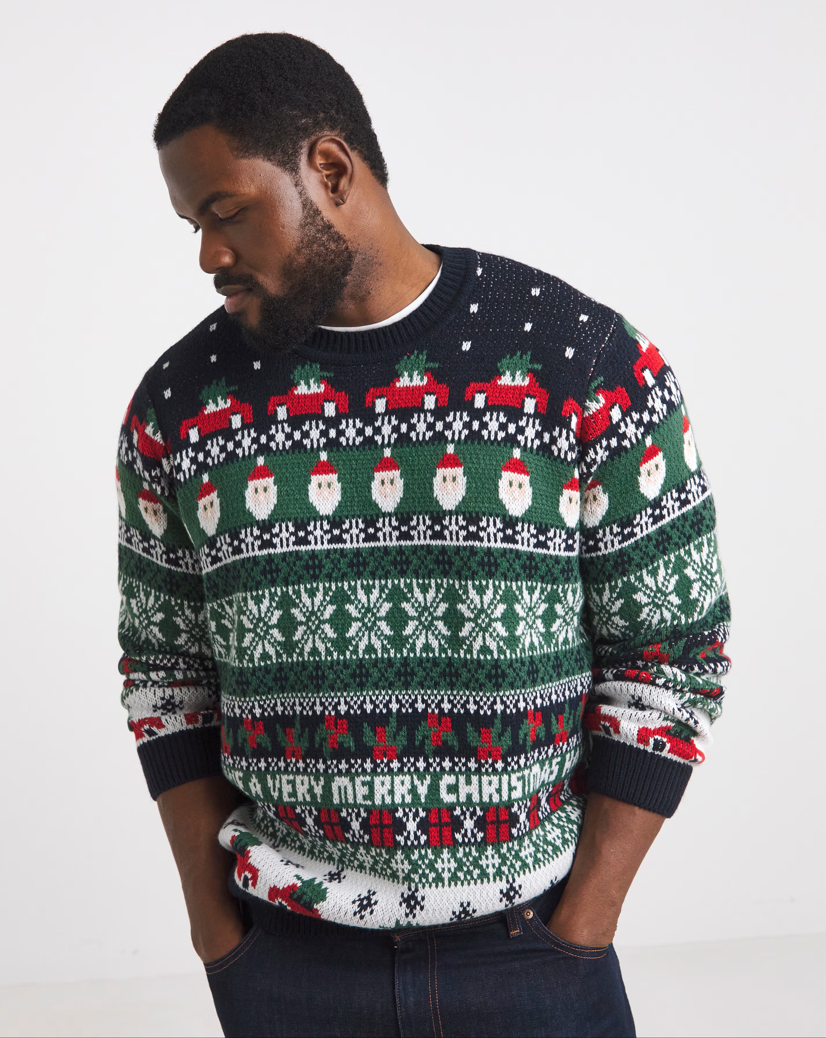 Classic Fair Isle Crew Neck Christmas Jumper