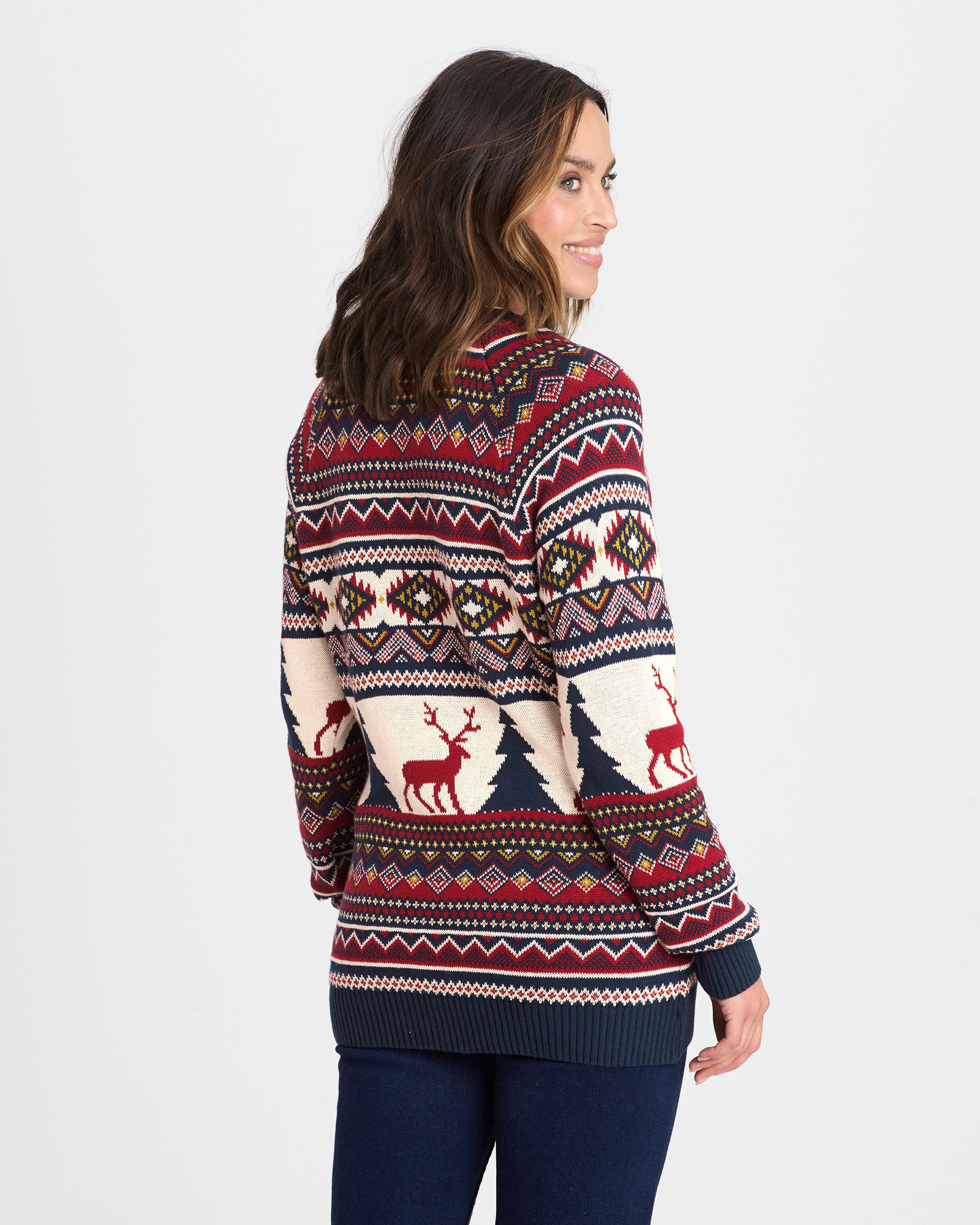 Cotton Novelty "Driving Home" Crew Neck Jumper