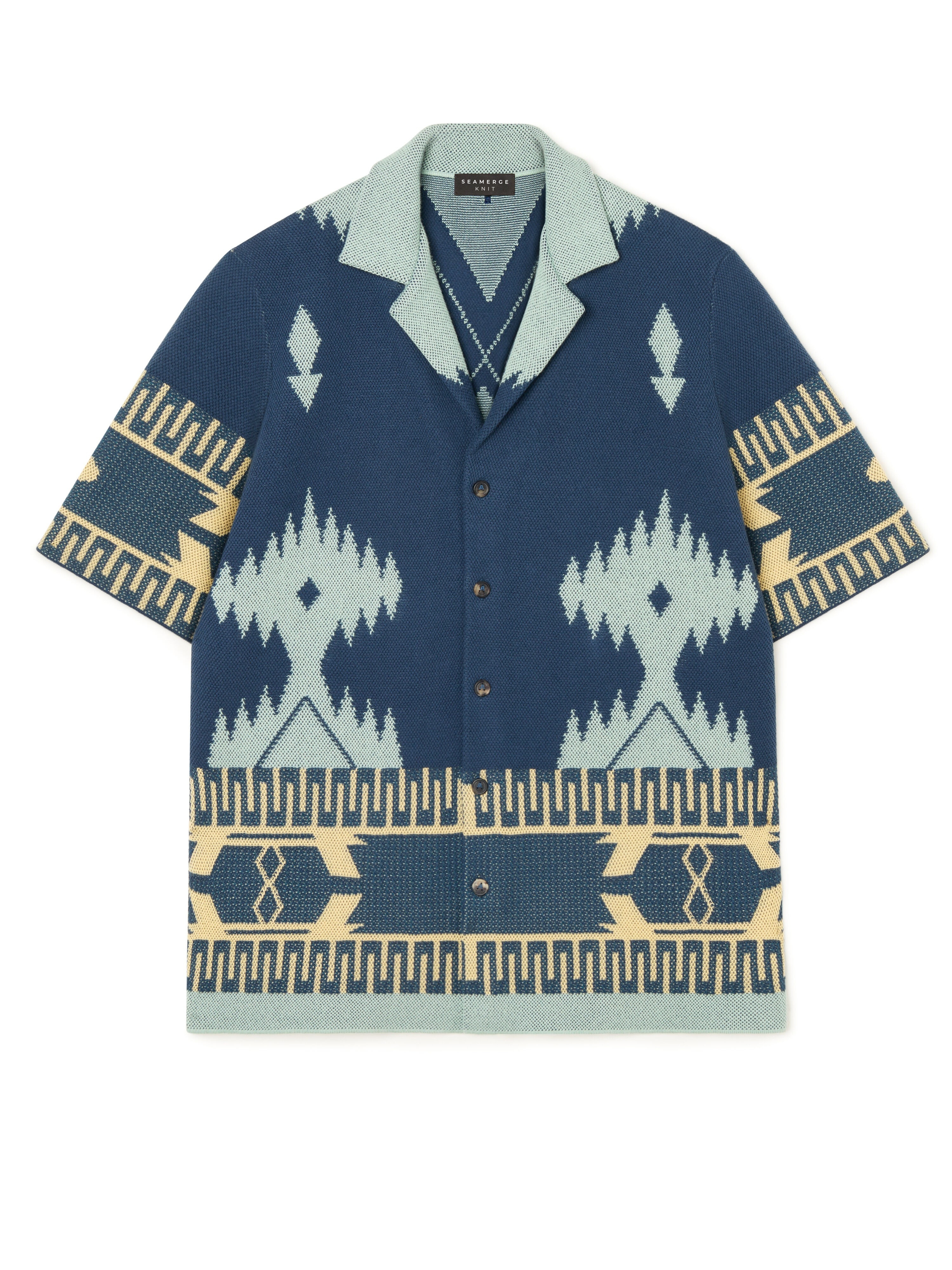 Signature Jacquard Cotton Piquet Shirt