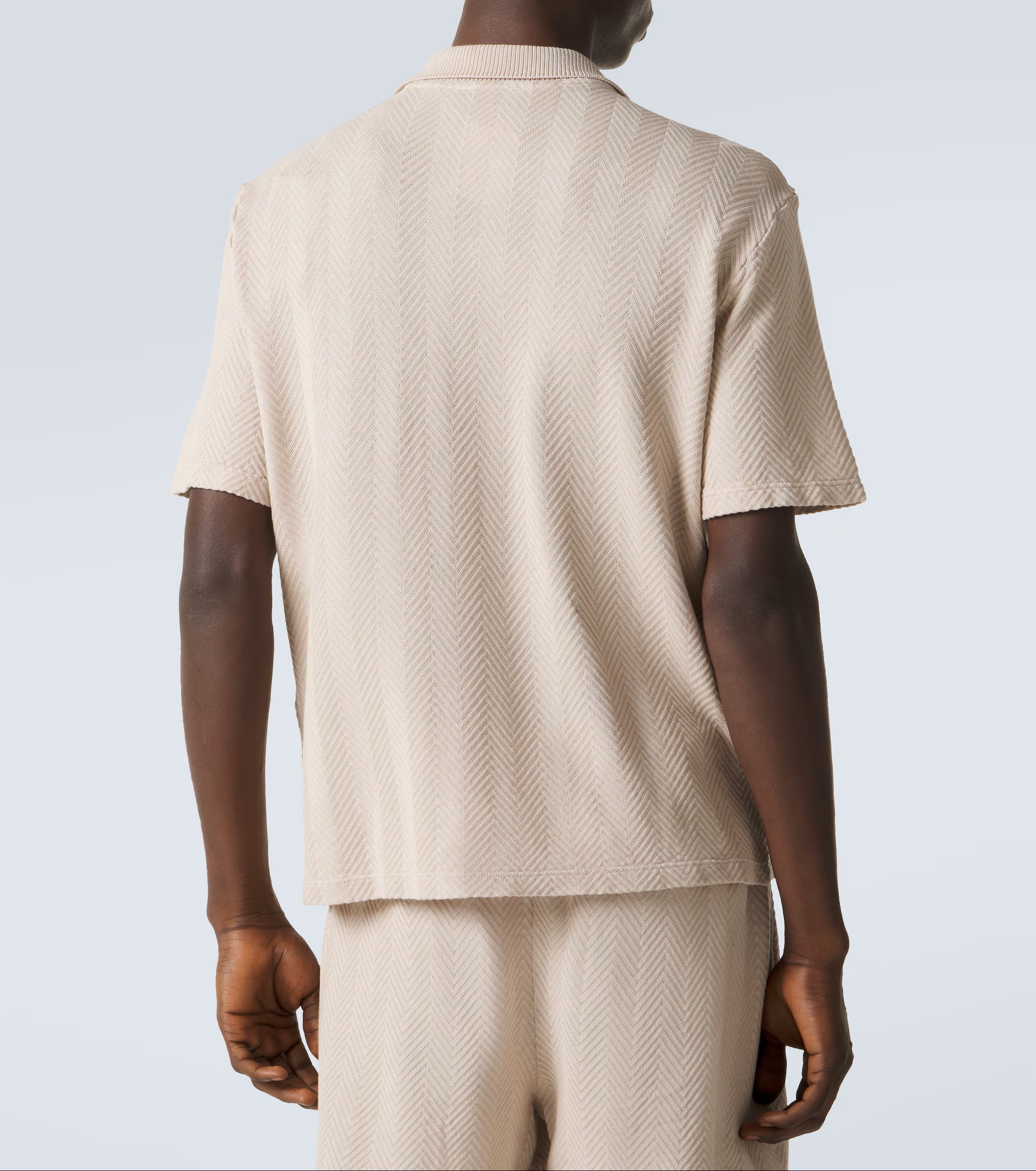 Tidal Foam Textured Cotton-Blend Shirt