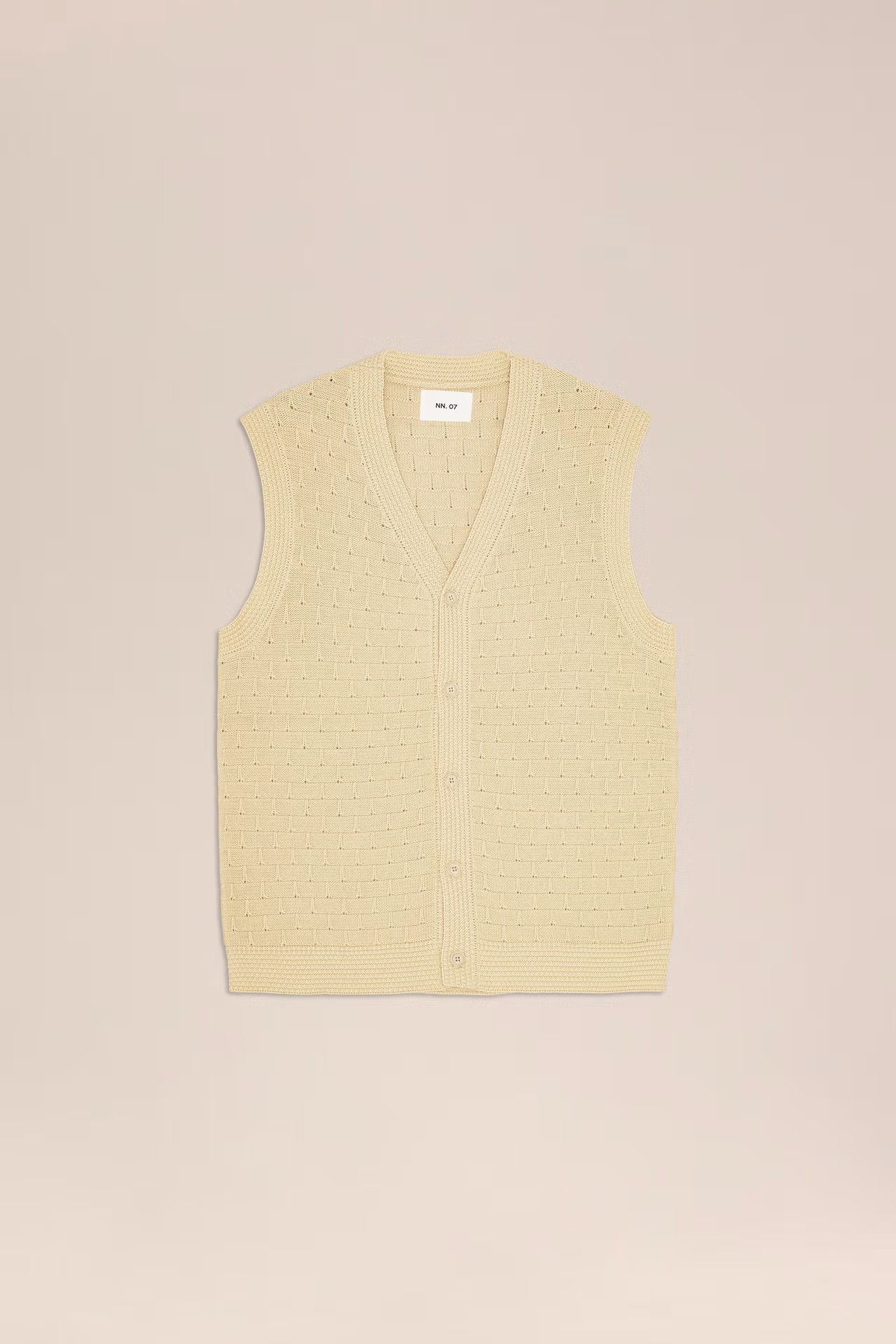 Organic Cotton Textured Layering Vest