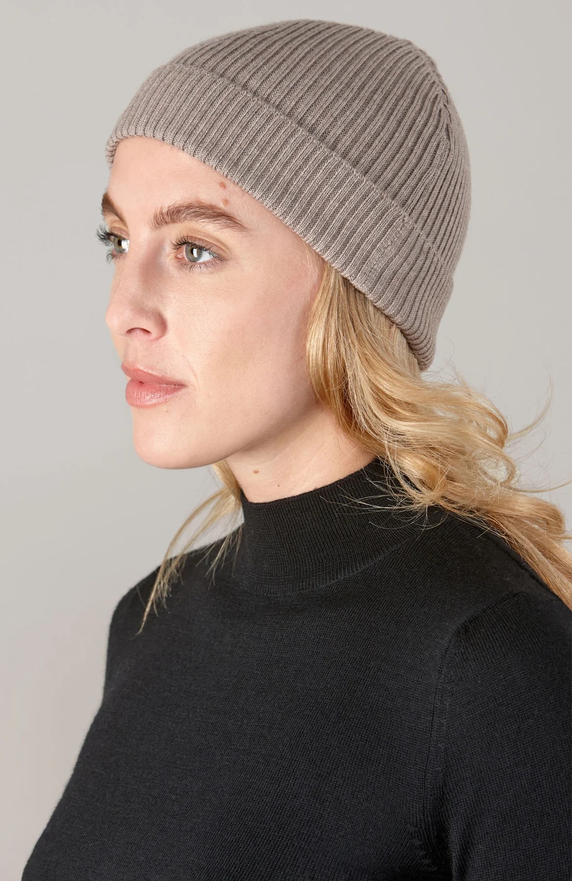 Premium Ribbed Extra Fine Merino Wool Beanie