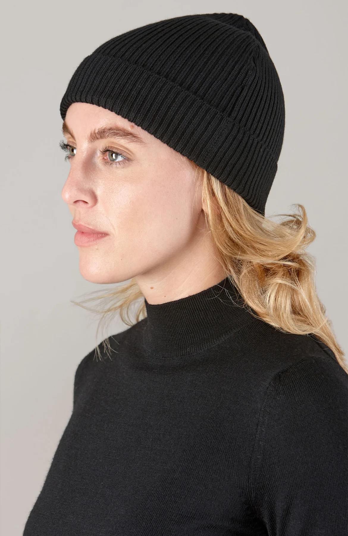 Premium Ribbed Extra Fine Merino Wool Beanie
