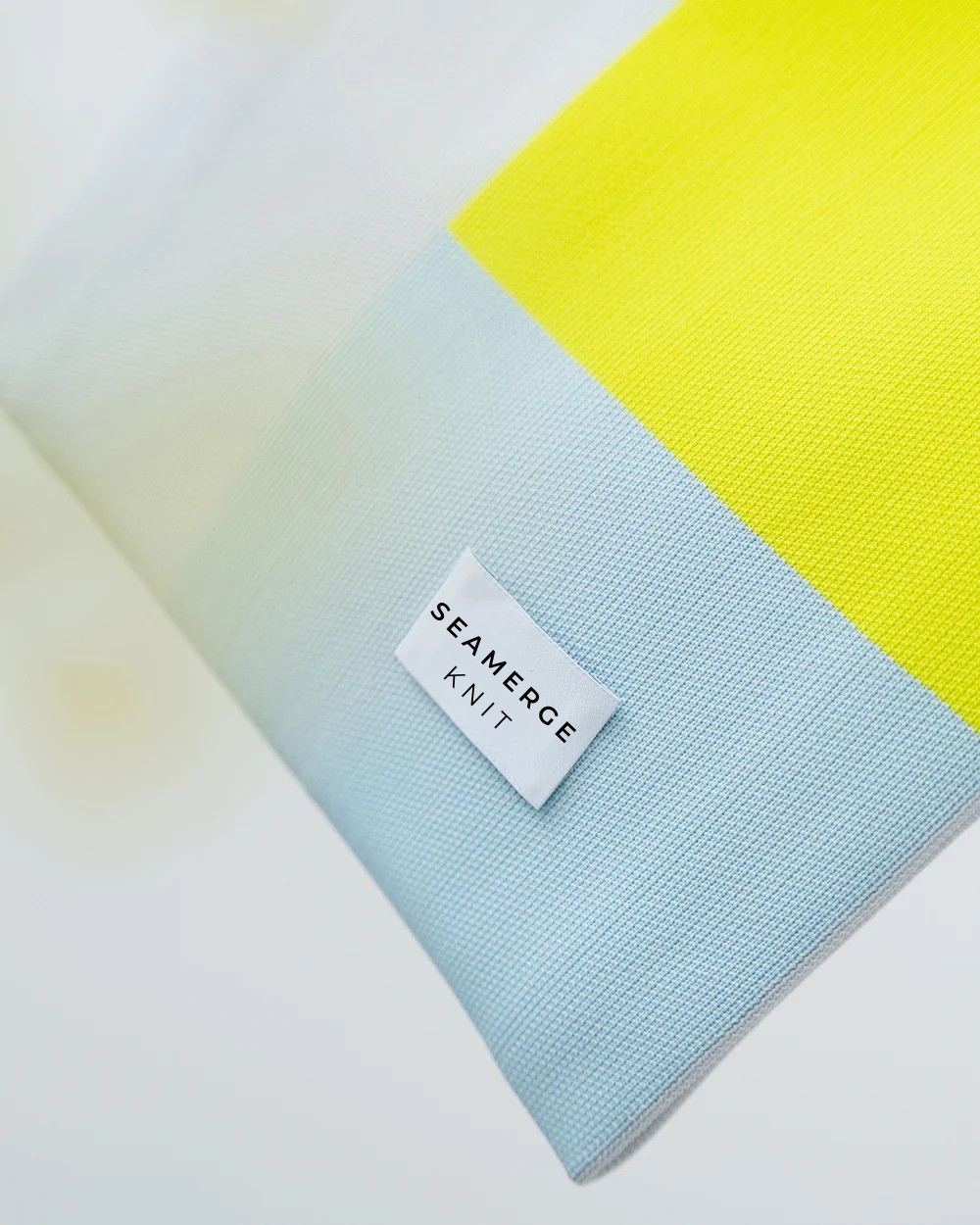 Colorblock Recycled Polyester Knit Tote