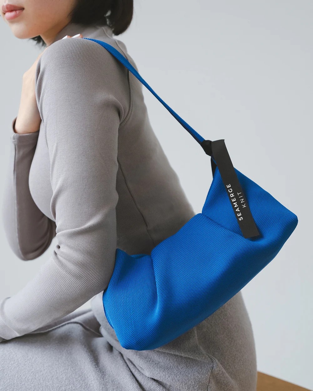 Ultra-Light Jacquard Knitted Recycled Polyester Handbag