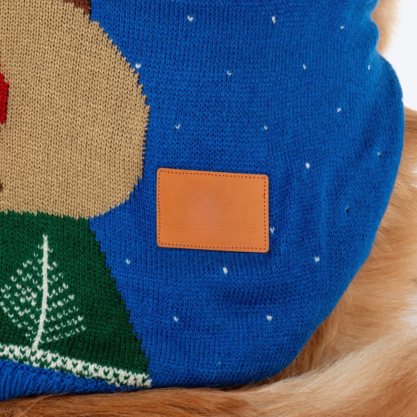 Reindeer Cheer 3D-Pompom Dog Sweater