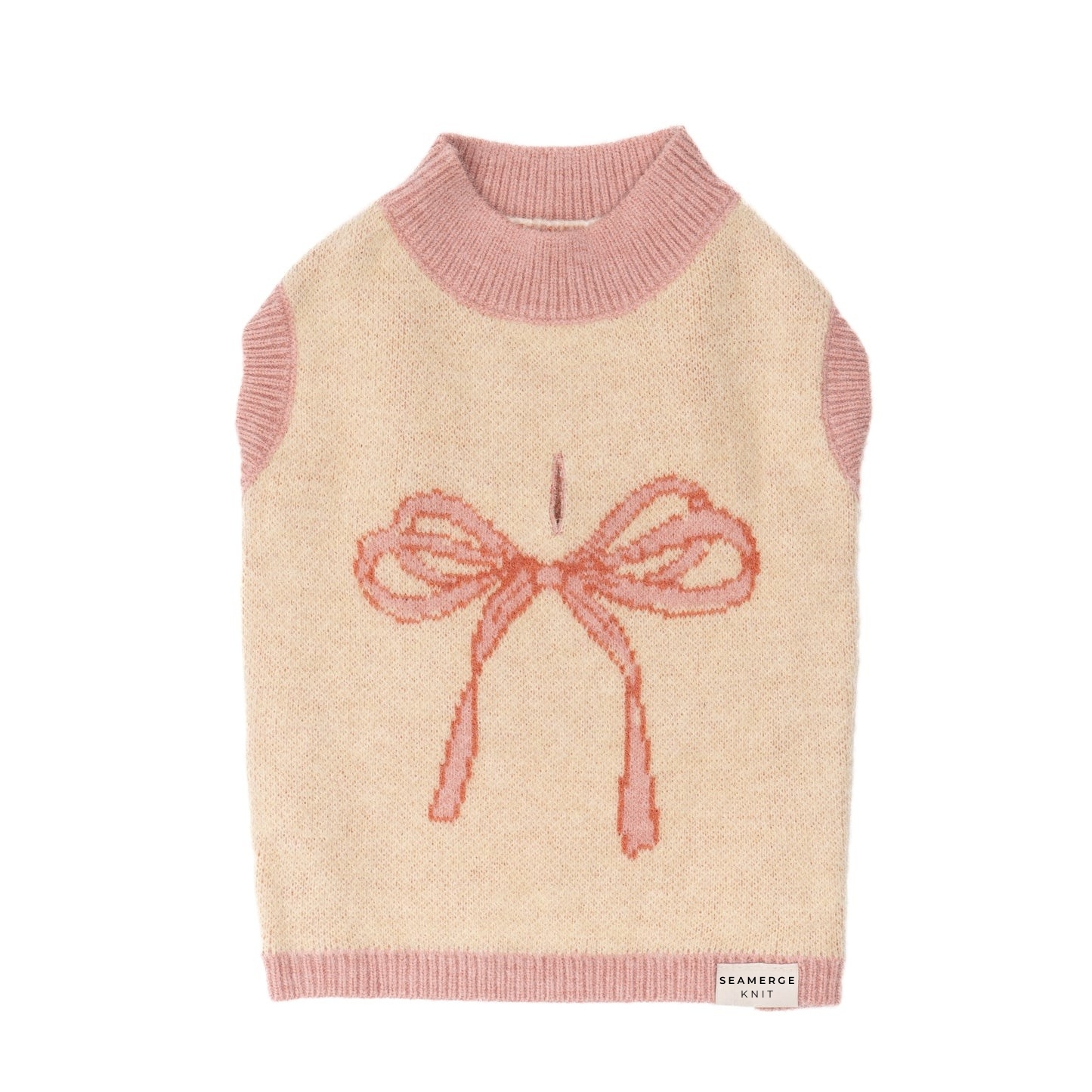 Take a Bow Geometric Pet Sweater