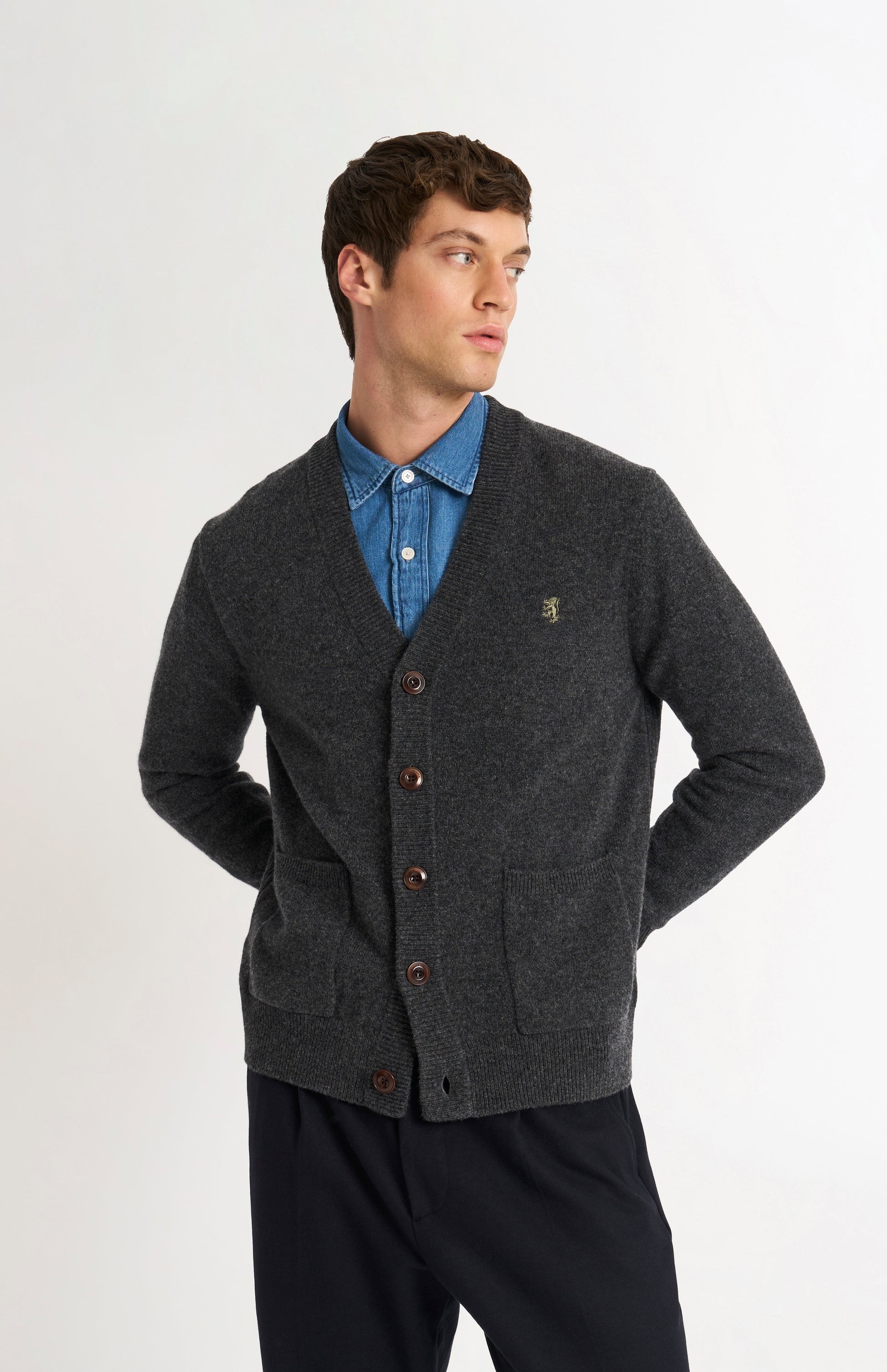 Classic Supersoft Lambswool Cardigan