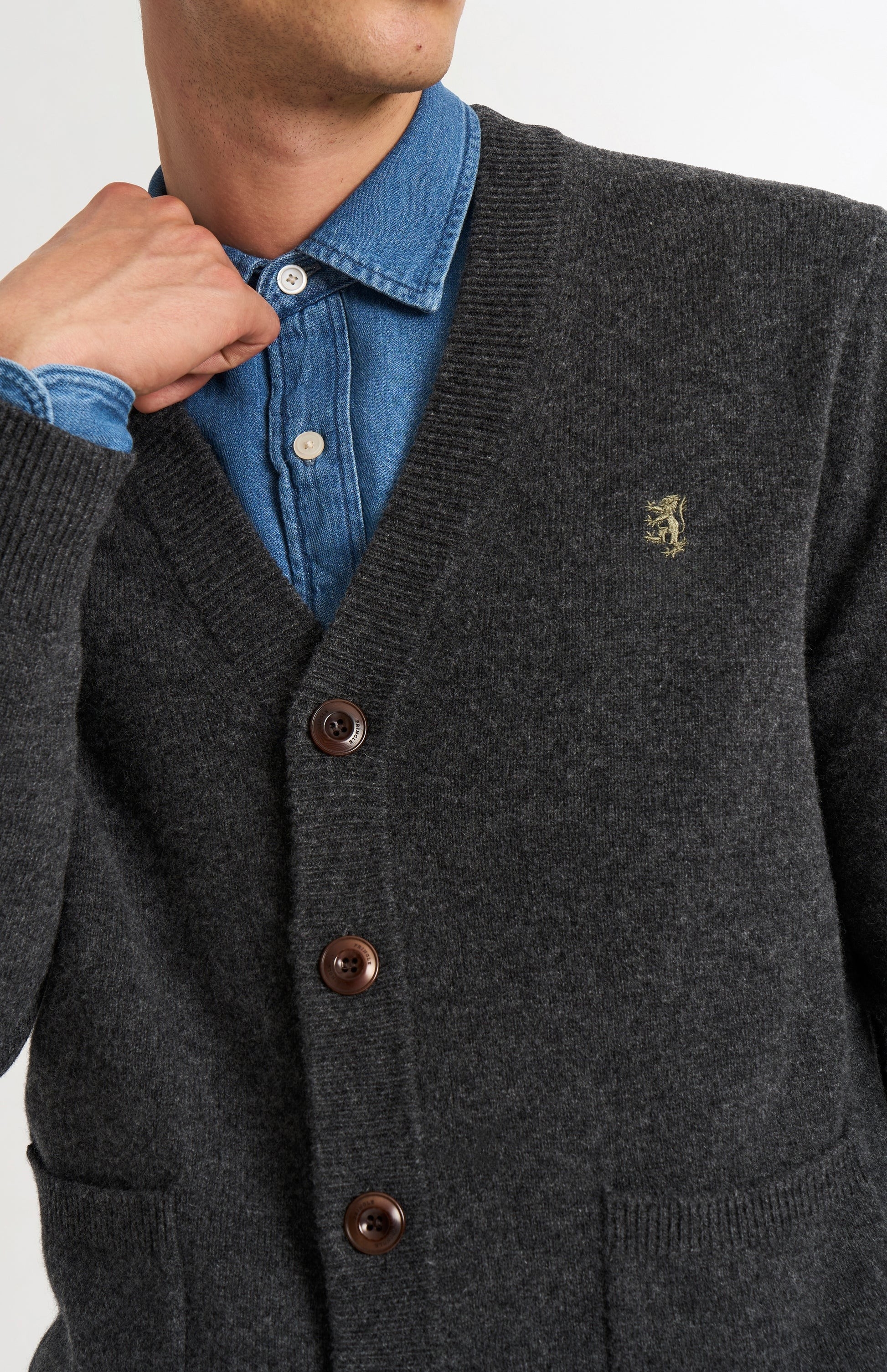 Classic Supersoft Lambswool Cardigan