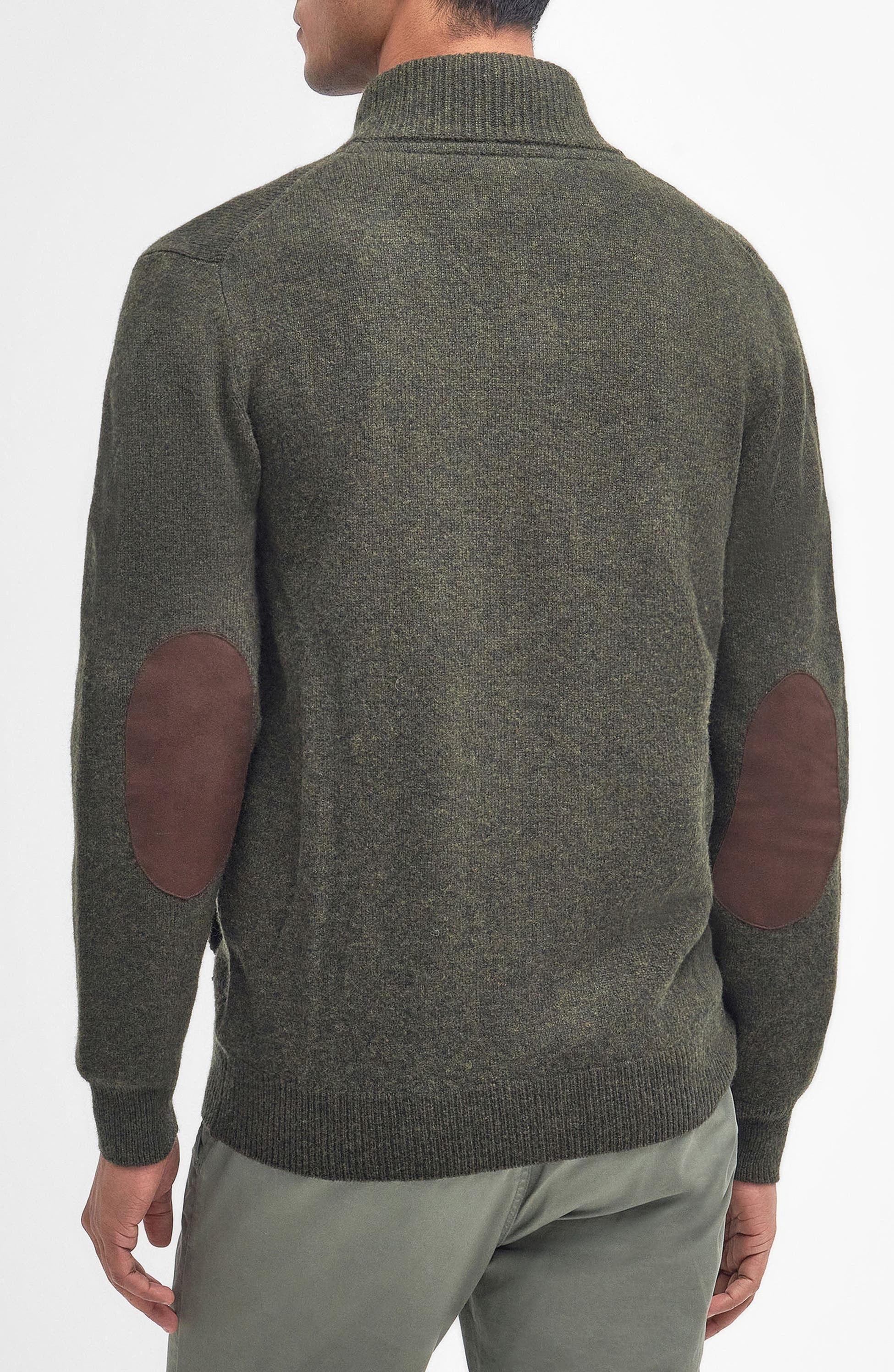 Elbow Patch Wool Cardigan