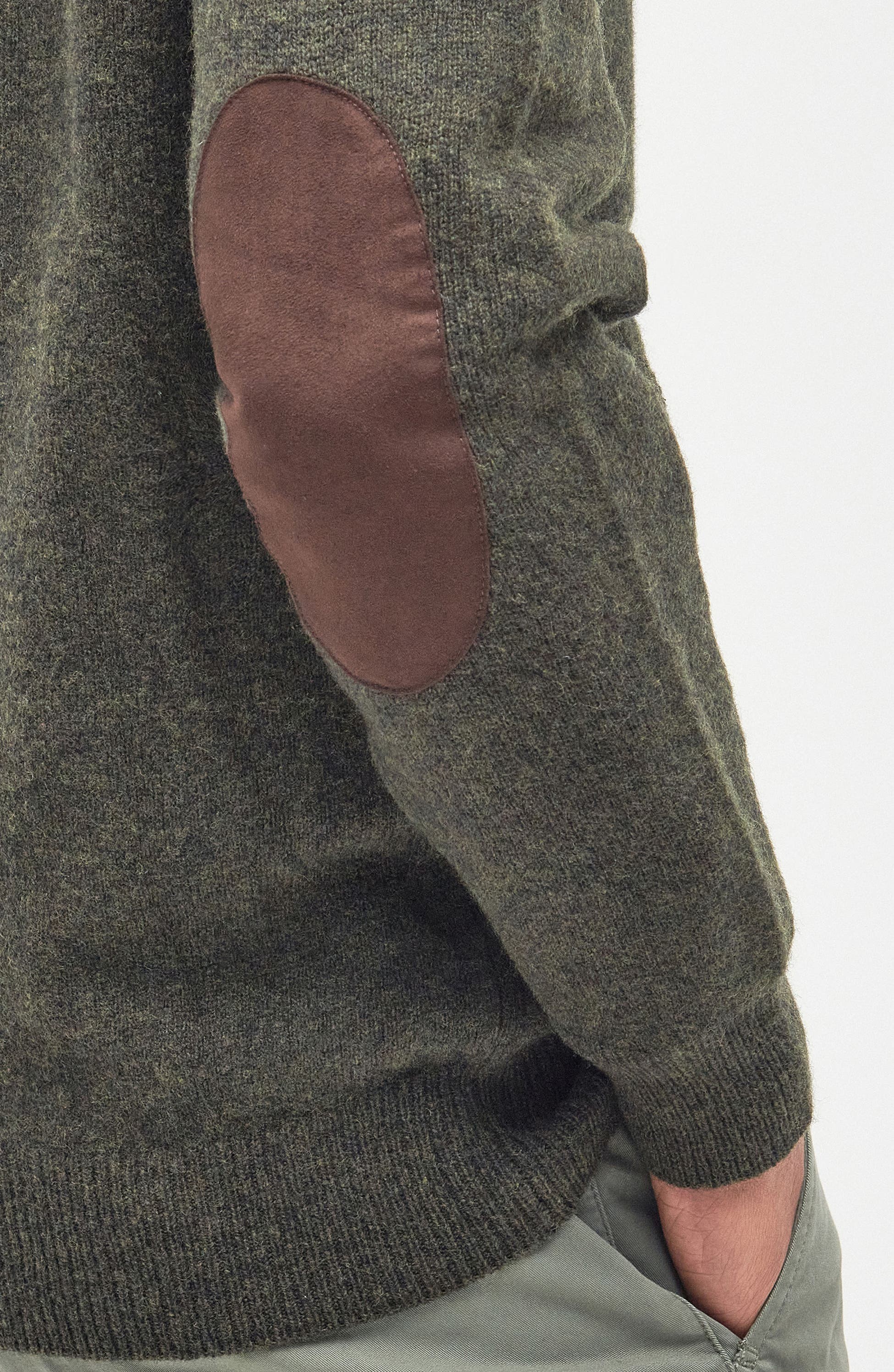 Elbow Patch Wool Cardigan