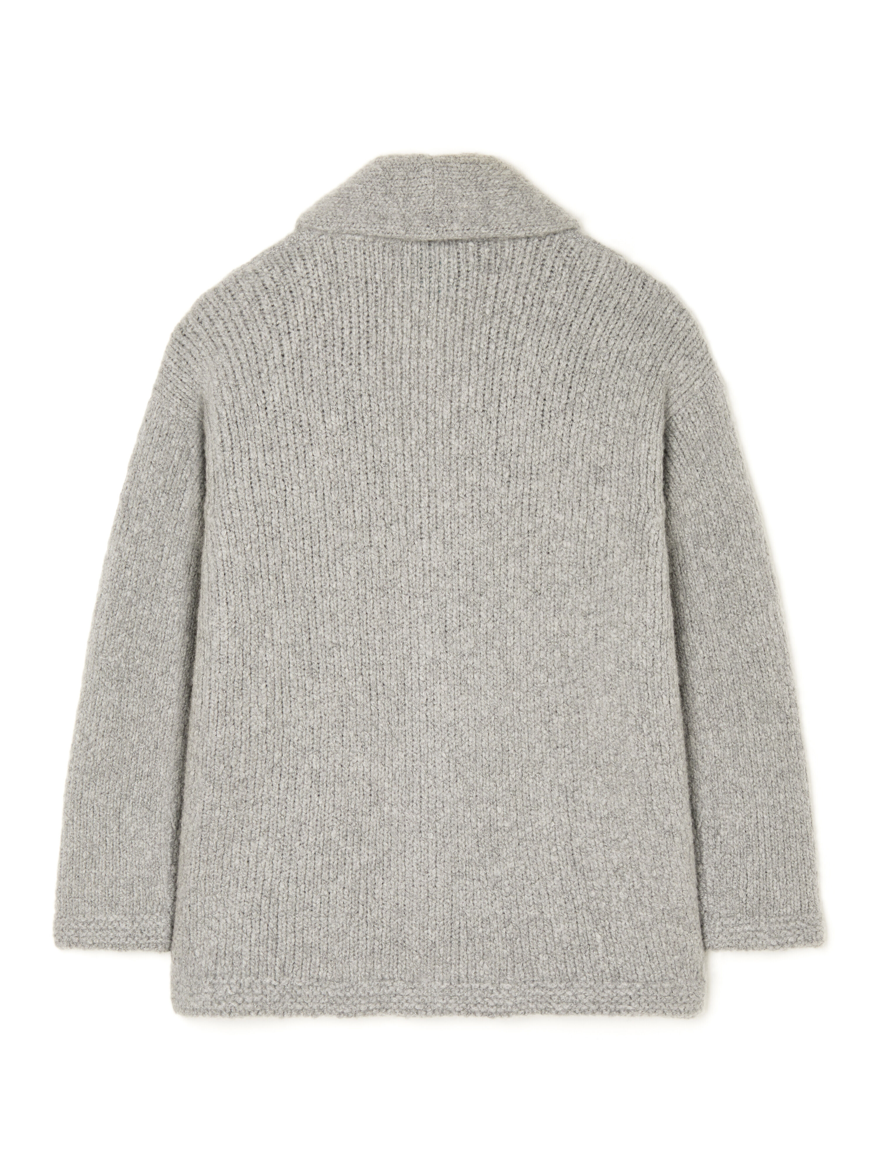 Luxury Cashmere-Silk Ribbed Cardigan