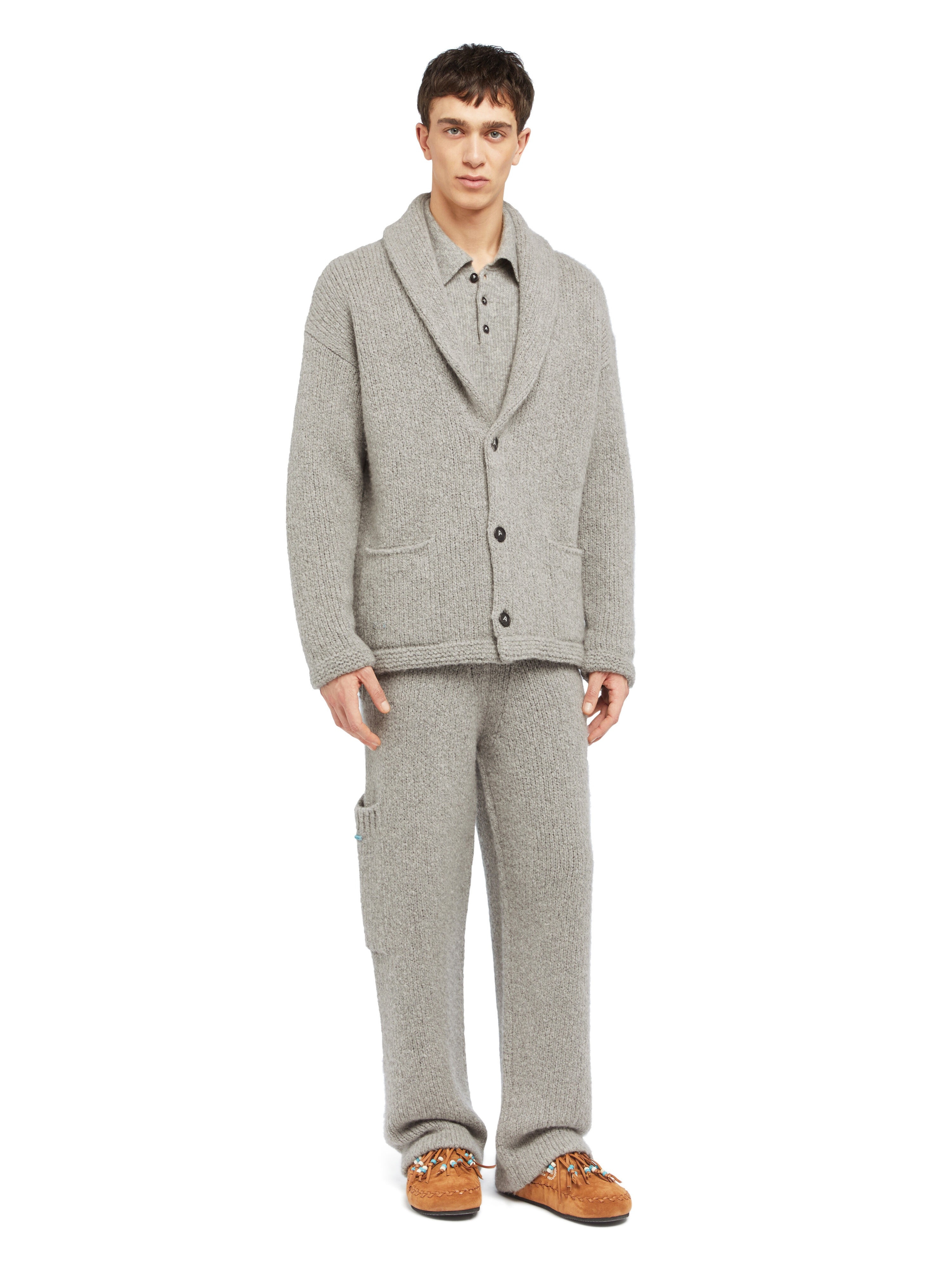 Luxury Cashmere-Silk Ribbed Cardigan