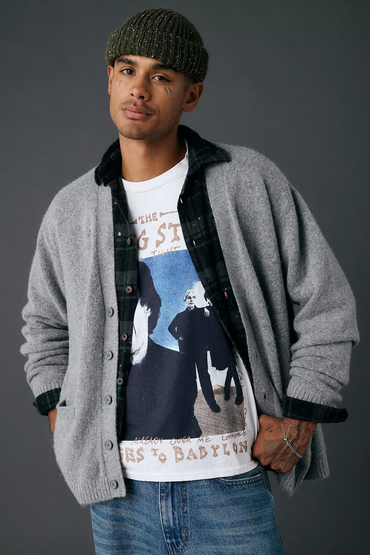 Urban Relaxed Soft-Knit Cardigan