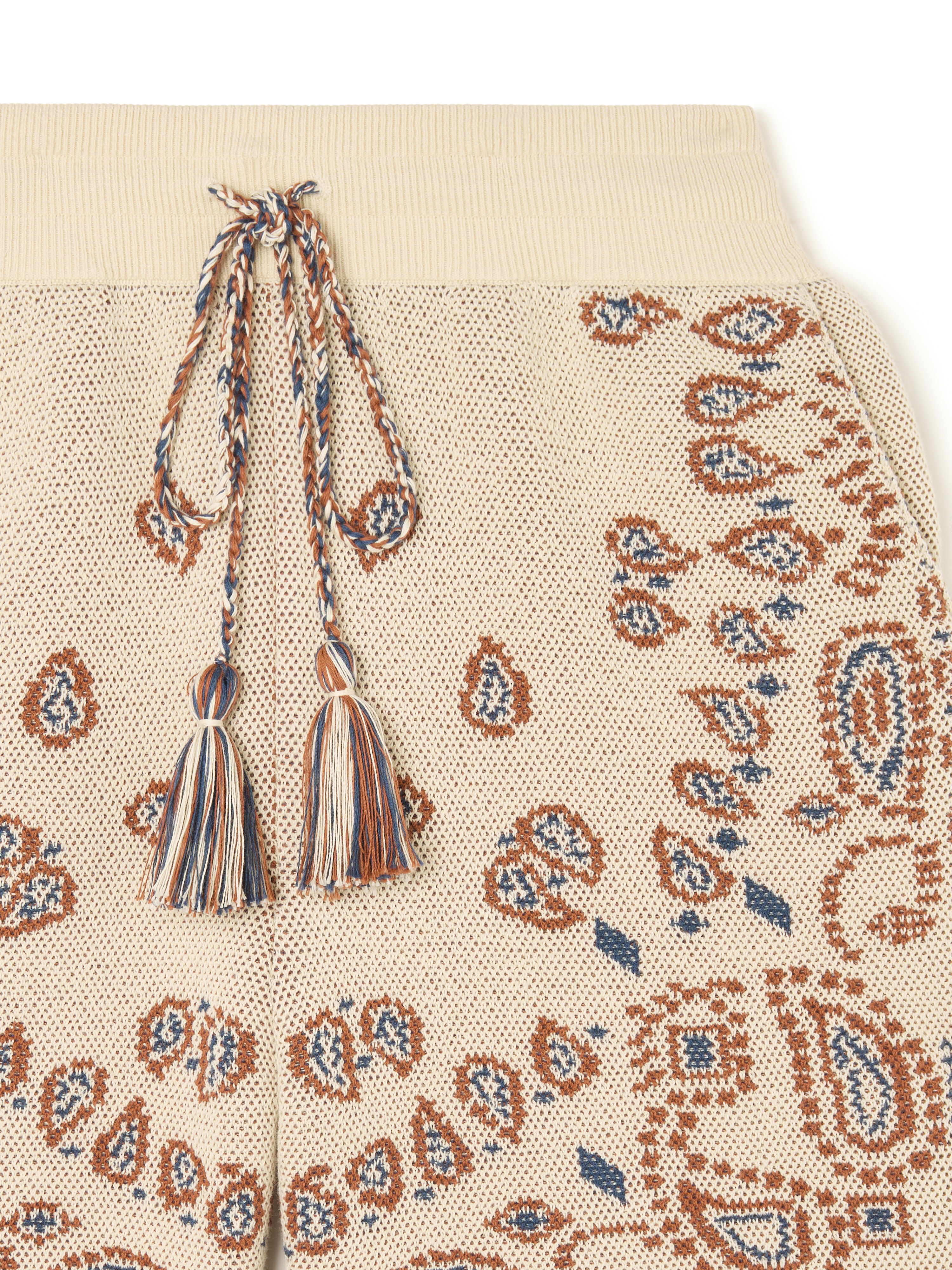 Artisanal Bandana Jacquard Bermuda Shorts