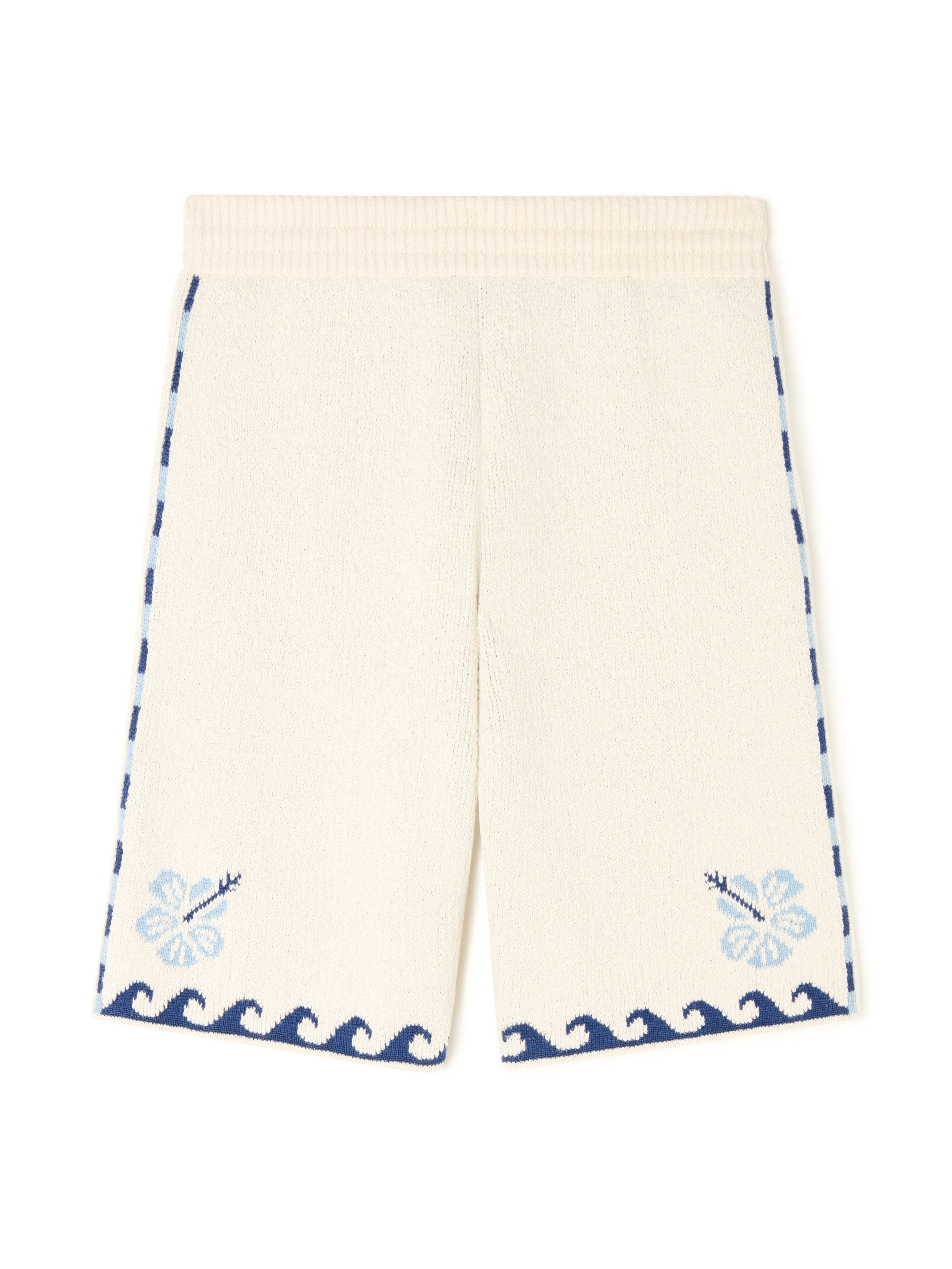 Island Heritage Jacquard Wool-Cotton Bermudas
