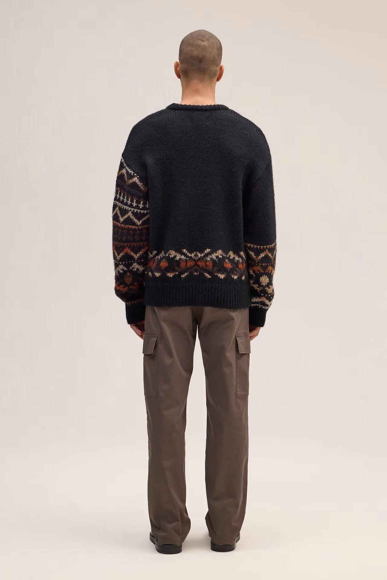 Artisan Alpaca-Blend Chunky Crew Neck