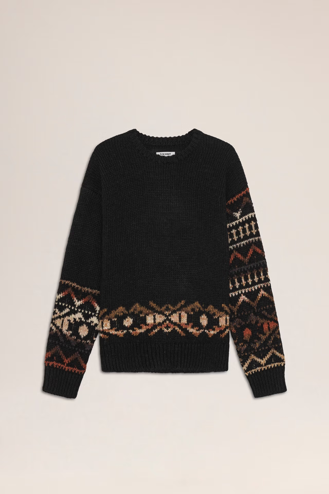 Artisan Alpaca-Blend Chunky Crew Neck