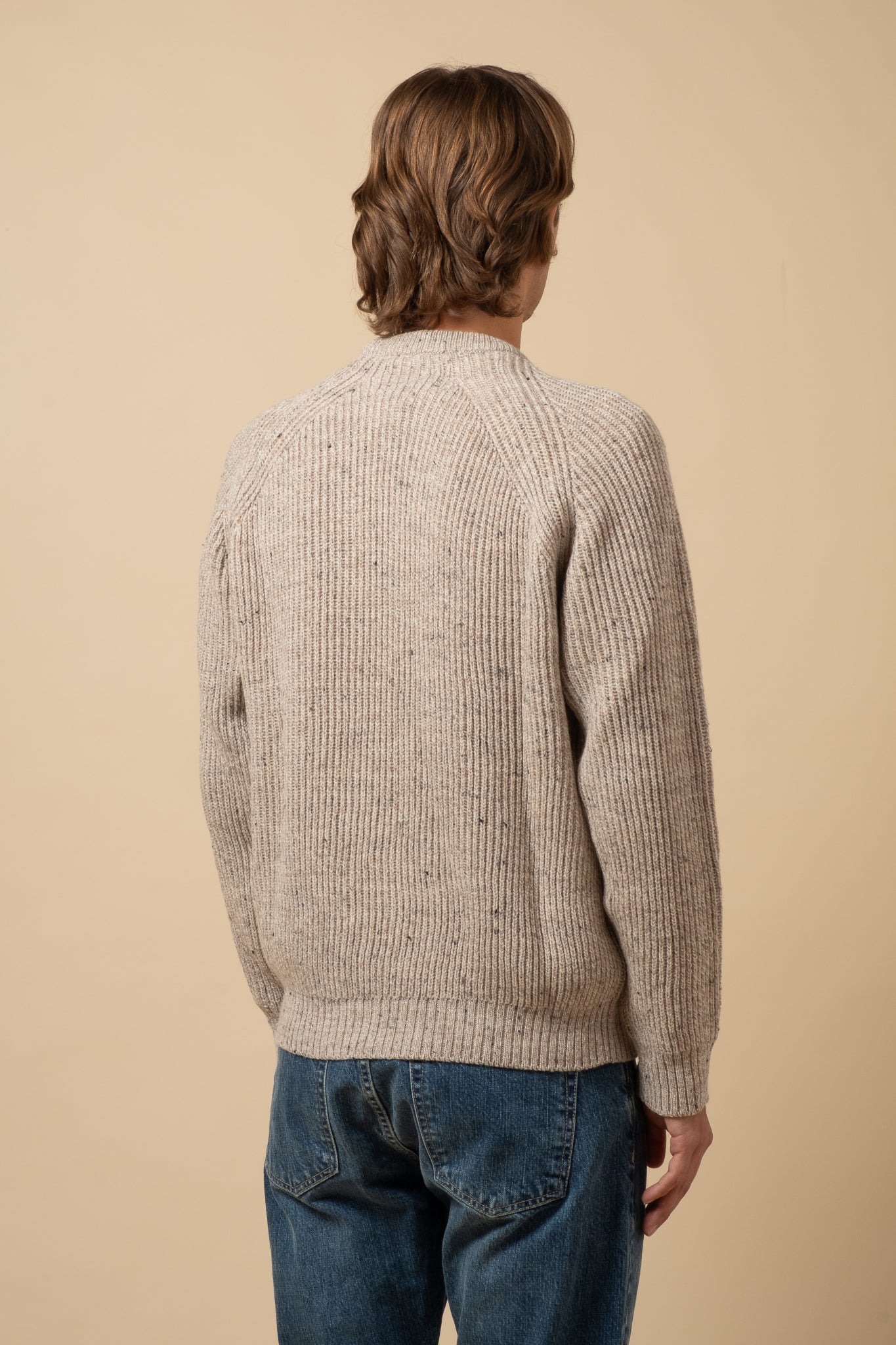 Heritage Rib-Knit Merino Crew Neck