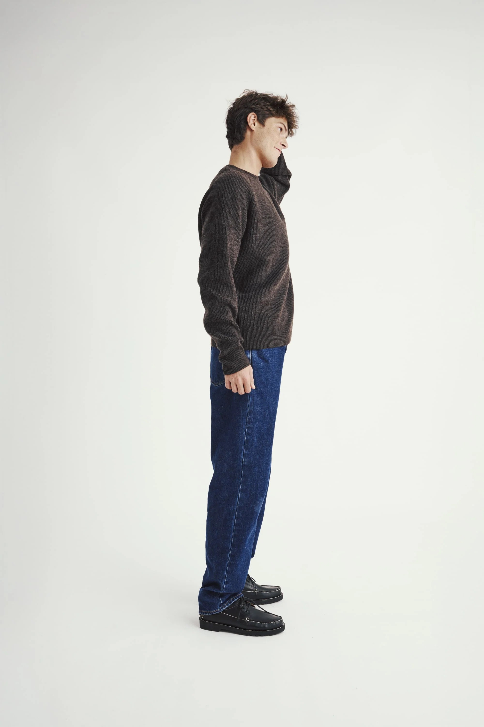Luxe Extrafine Merino Fisherman Crew