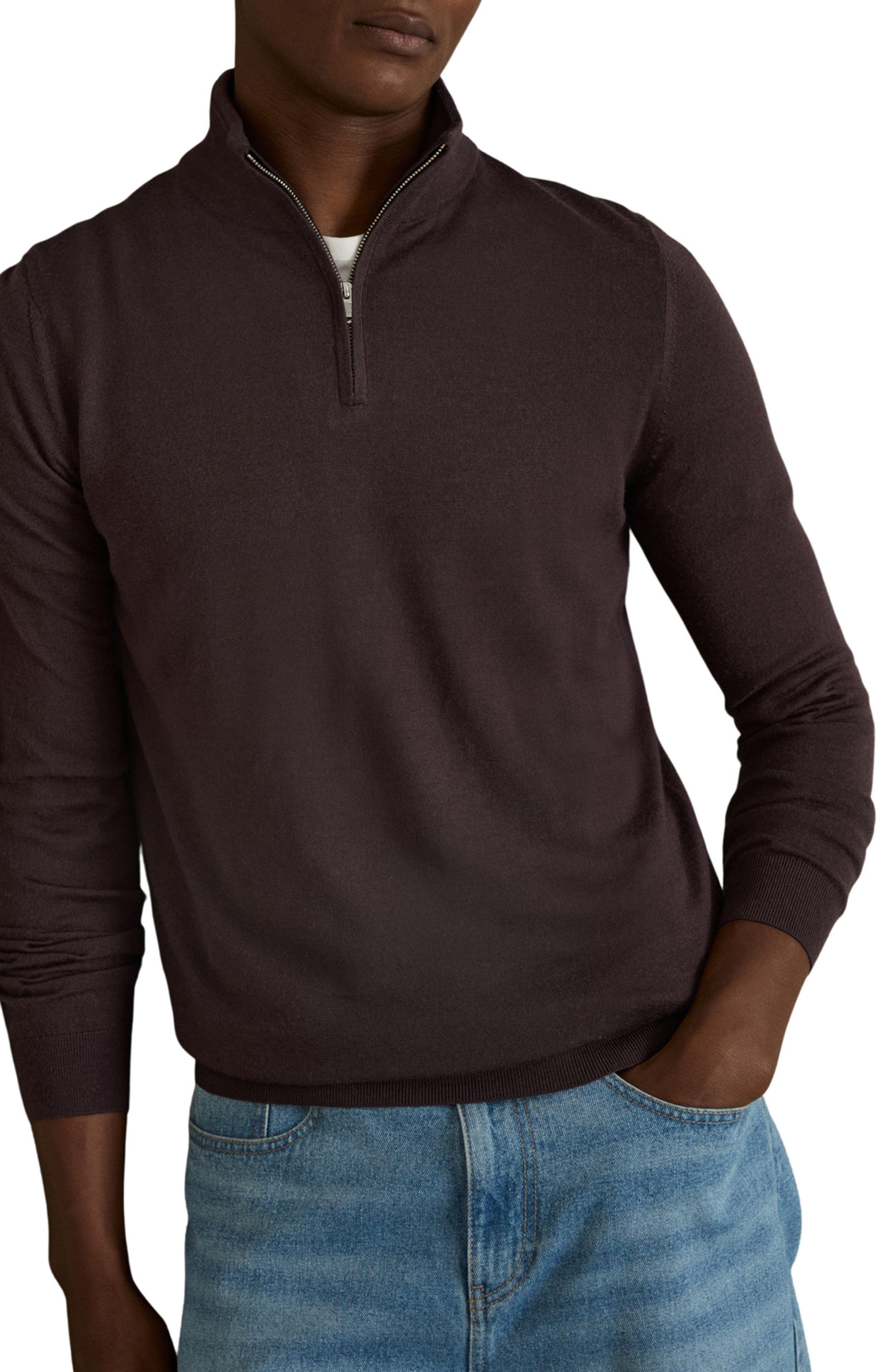 Blackhall Quarter-Zip Wool Pullover