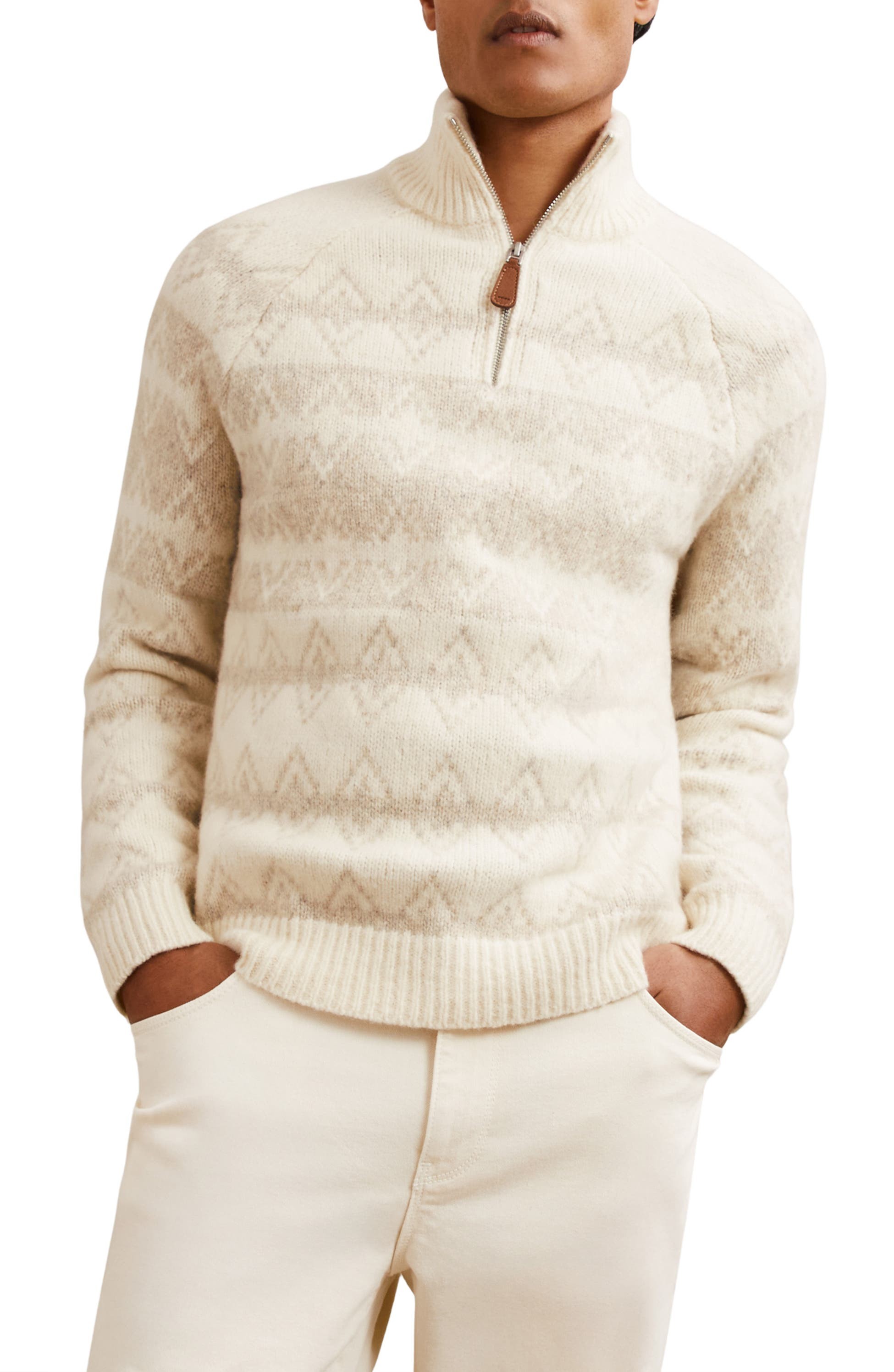 Claus Fuzzy Quarter-Zip Pullover