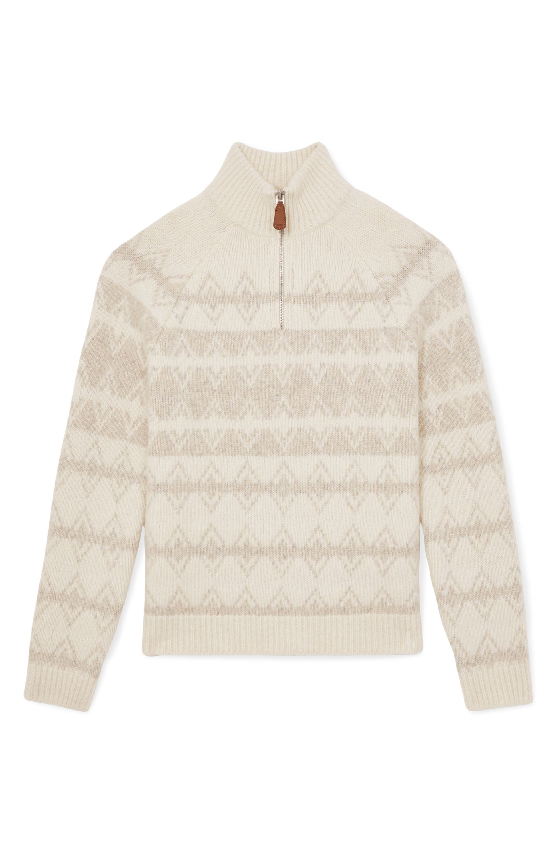 Claus Fuzzy Quarter-Zip Pullover