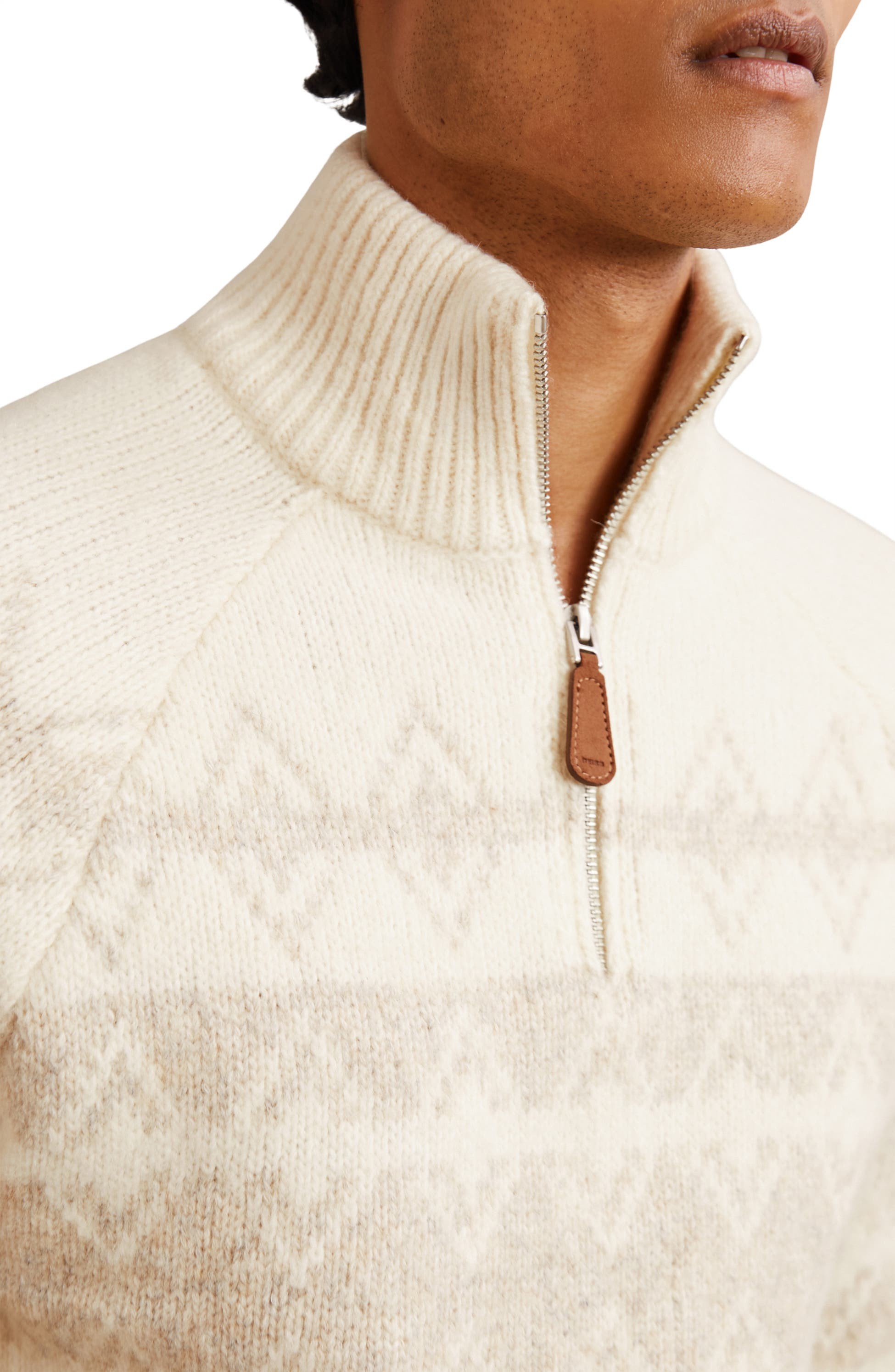 Claus Fuzzy Quarter-Zip Pullover