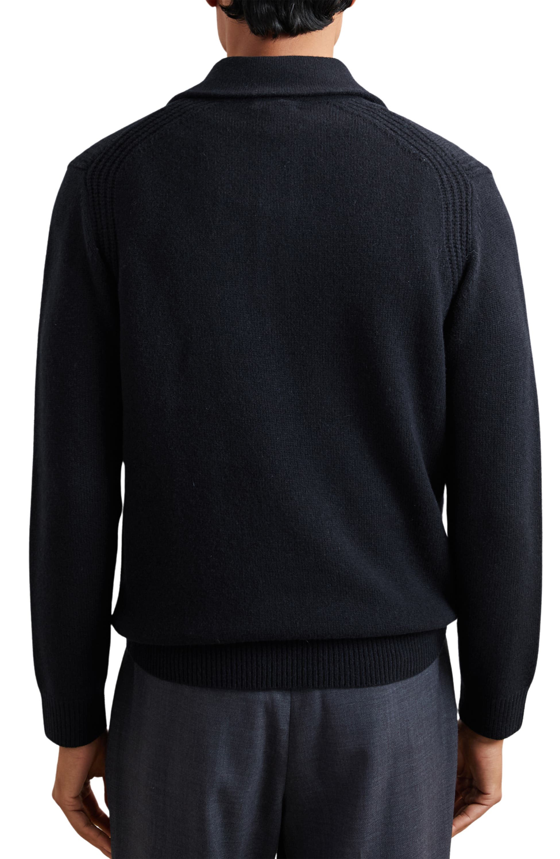 Men’s Deansgate Wool & Cashmere Polo Sweater
