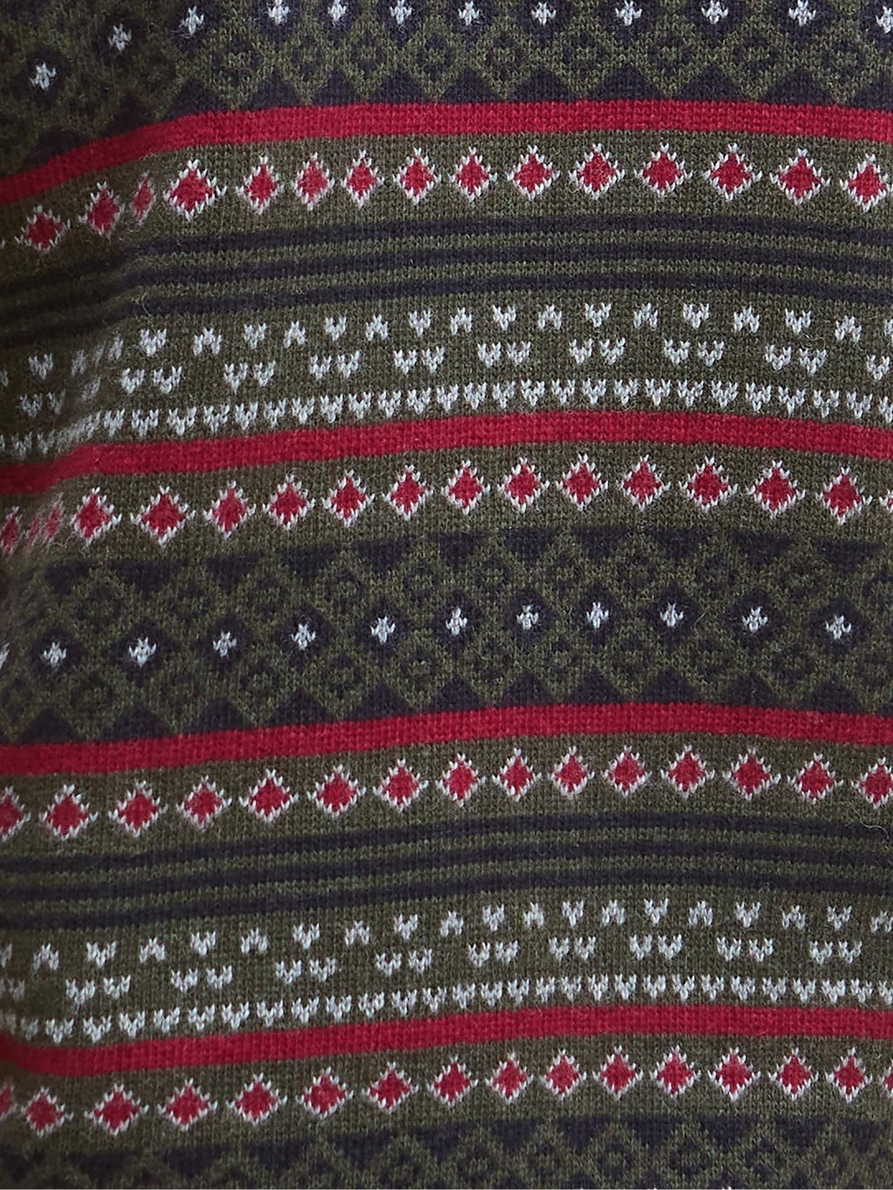 Men’s Fair Isle Wool & Cotton Crewneck Sweater