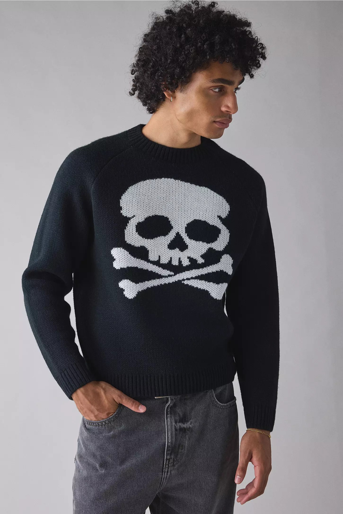 Men’s Graphic Icon Crew Neck Sweater