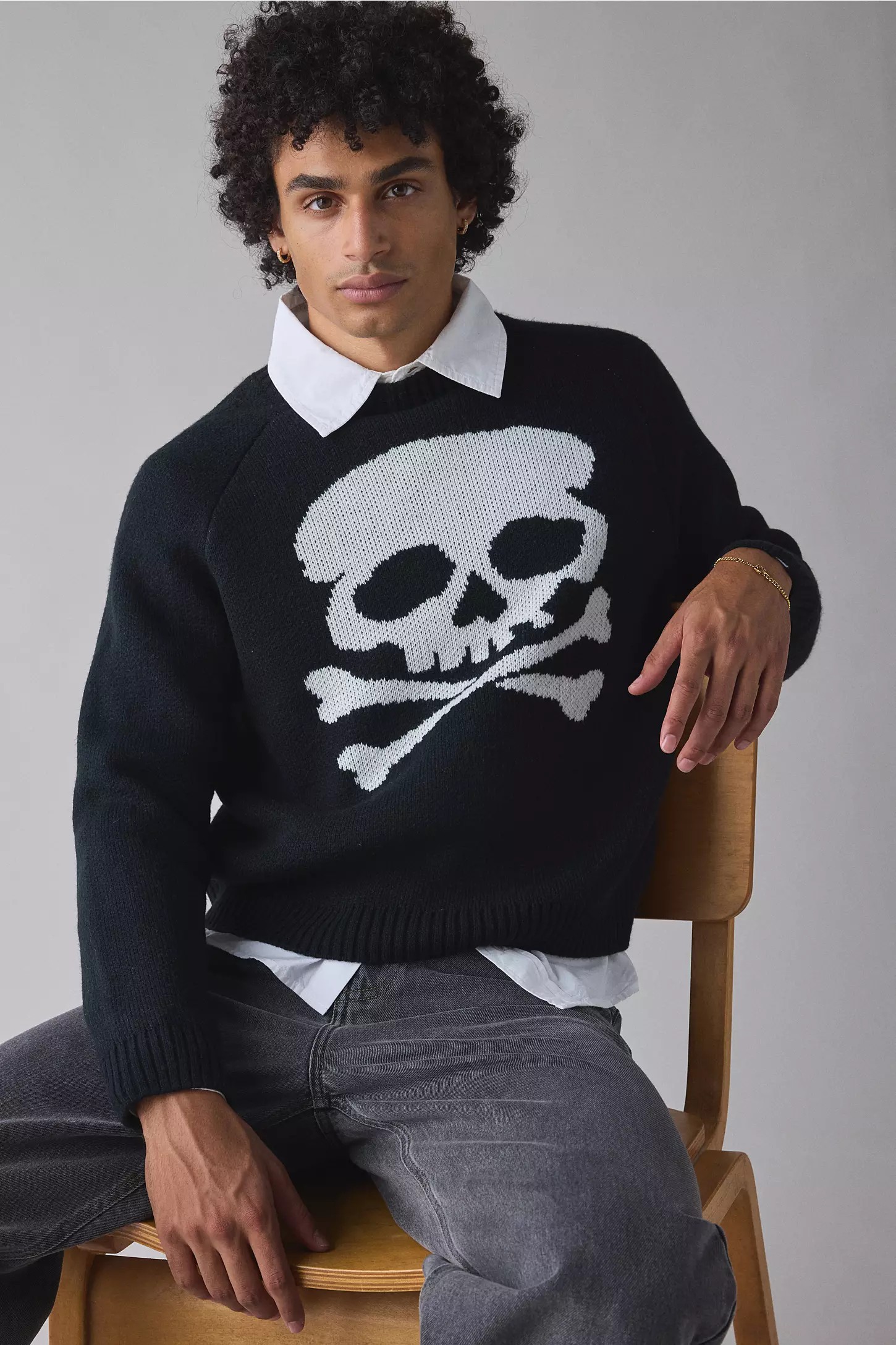 Men’s Graphic Icon Crew Neck Sweater